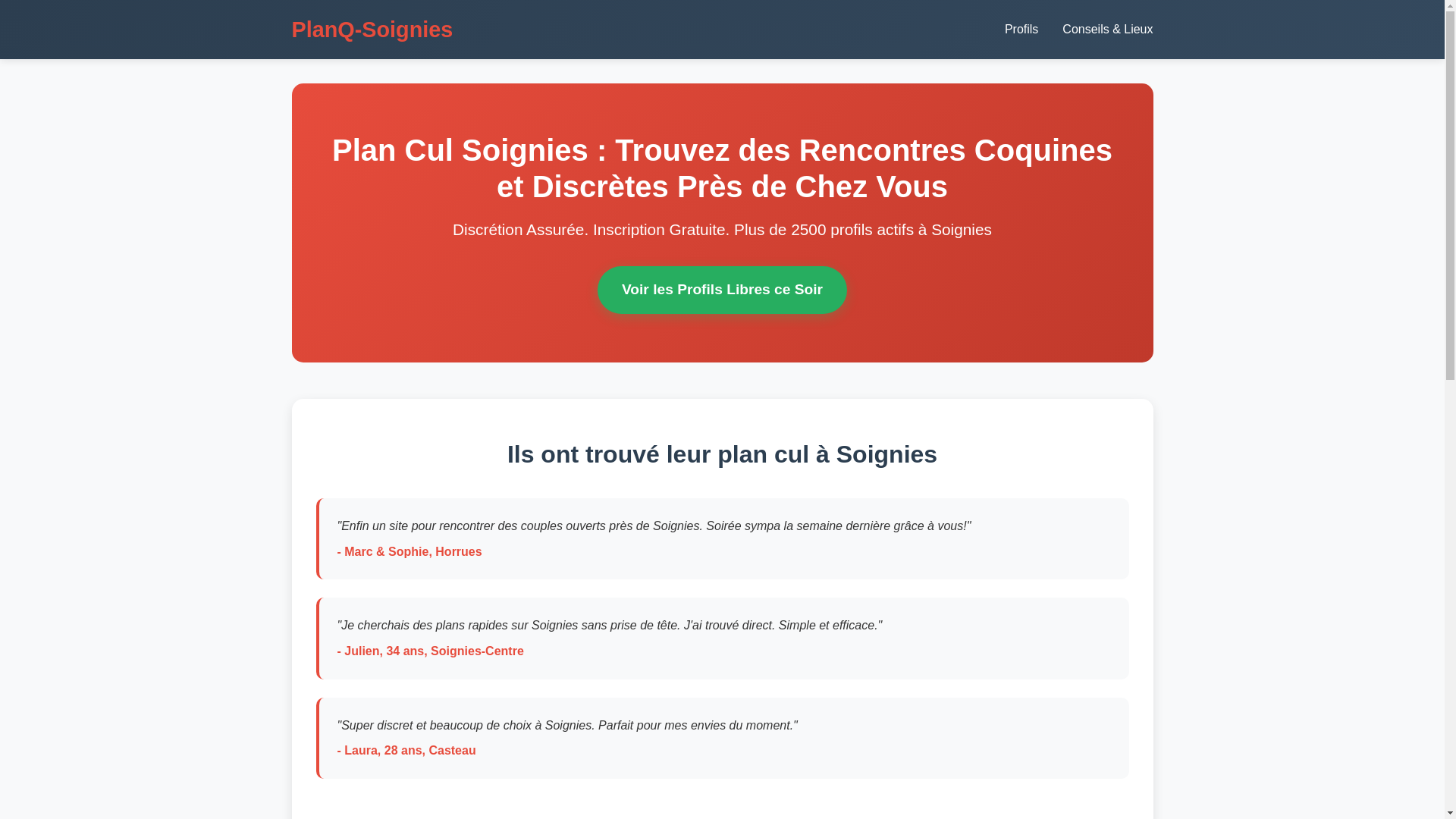 website screenshot of https://planq-soignies.be/