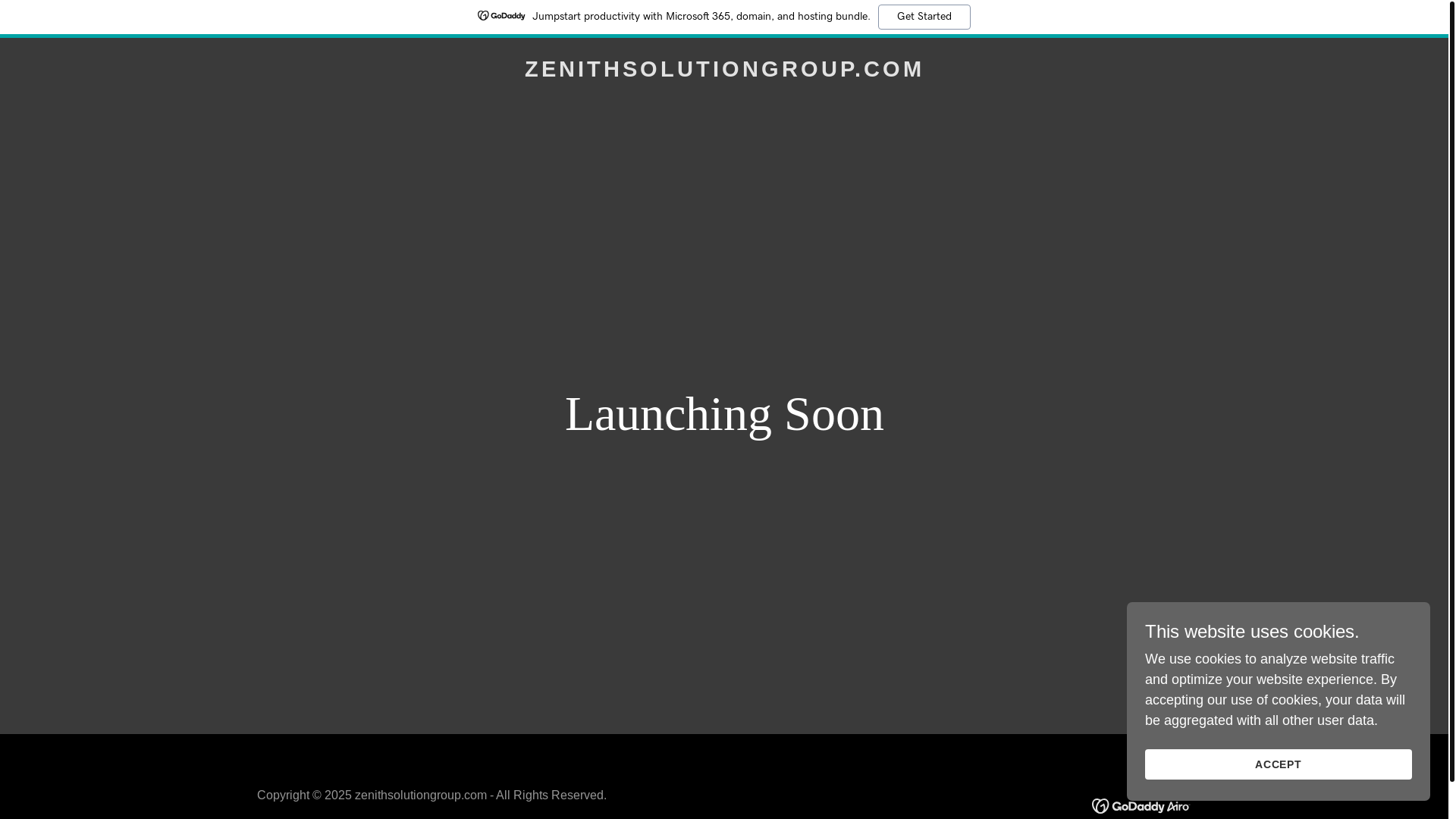 website screenshot of https://zenithsolutiongroup.com/