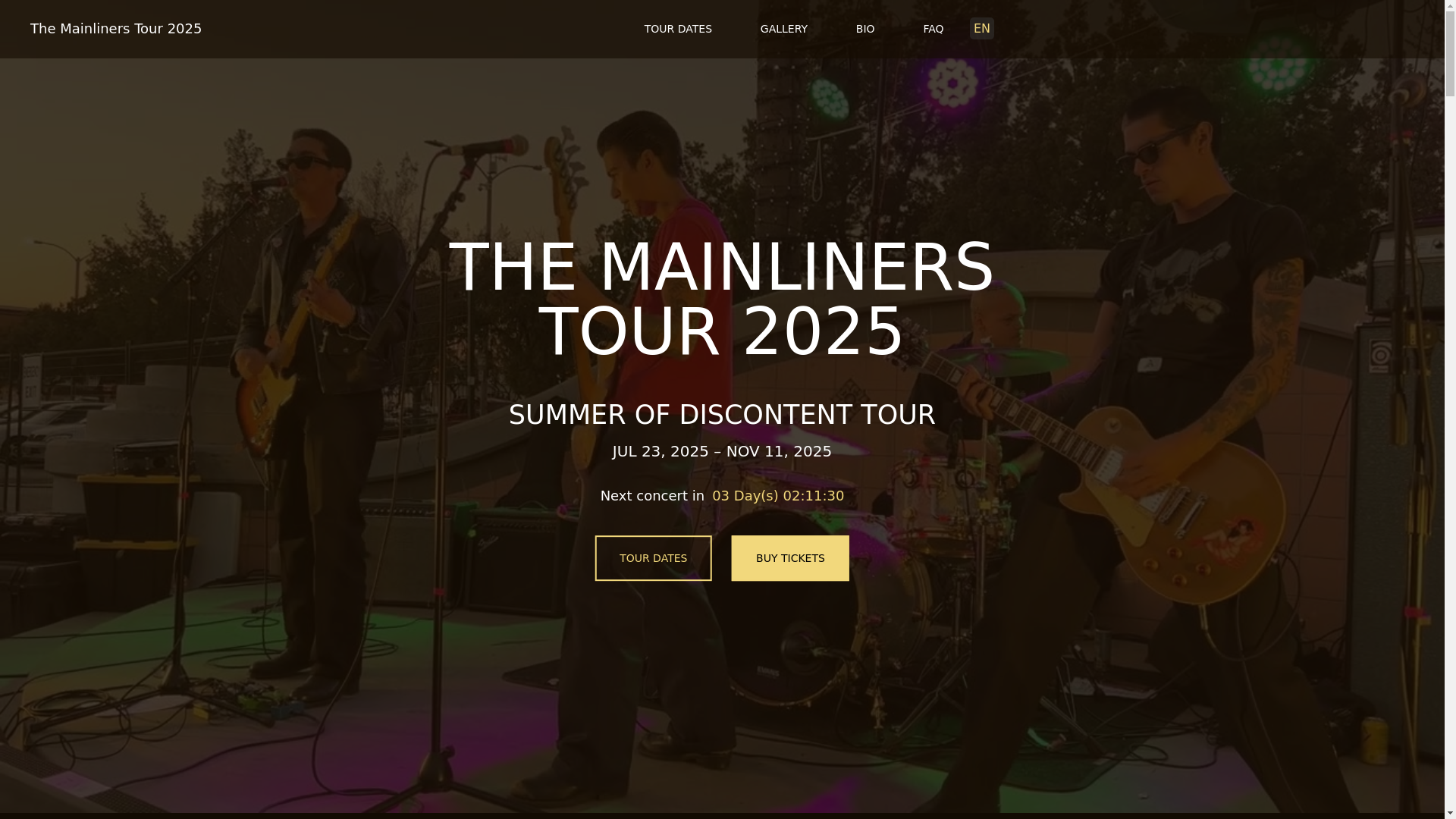 website screenshot of https://themainlinerstour-com-github-io.pages.dev/