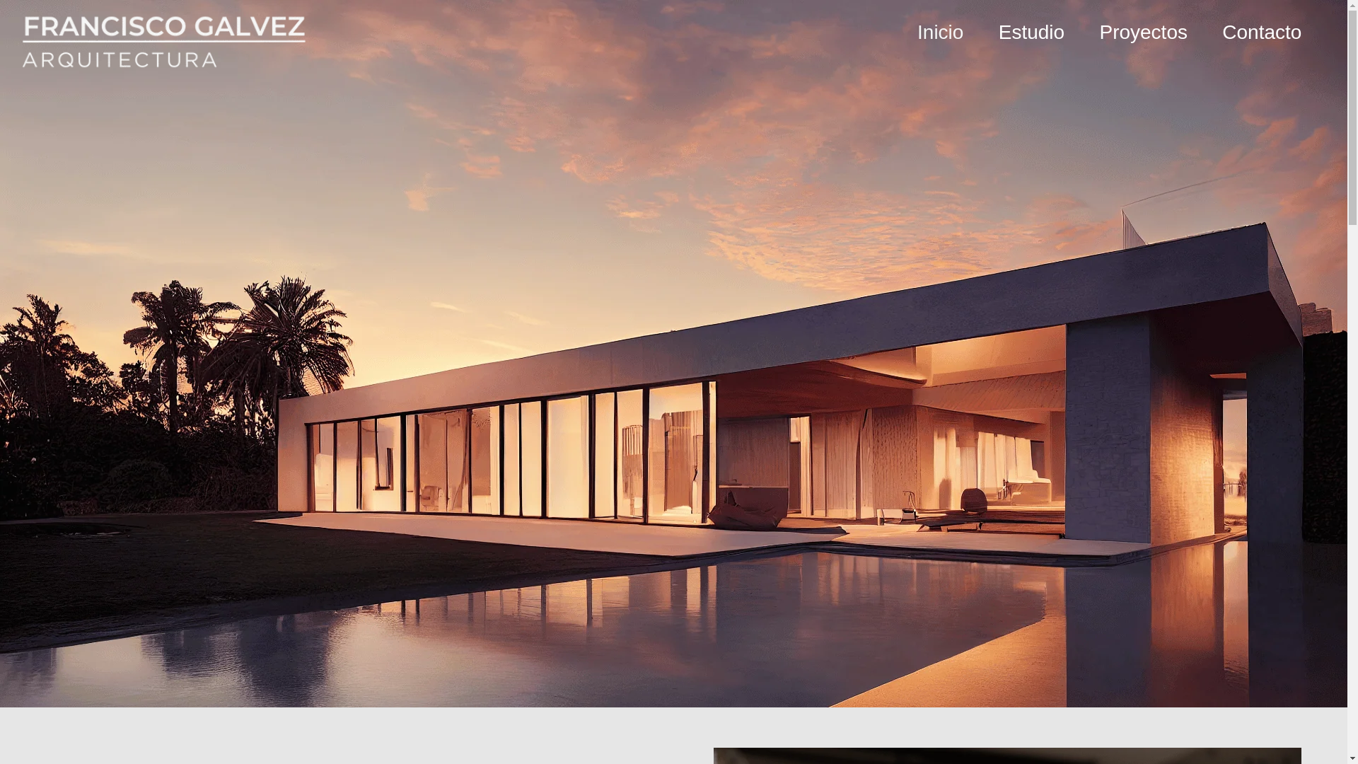 website screenshot of https://fjgalvezarquitecto.cl/