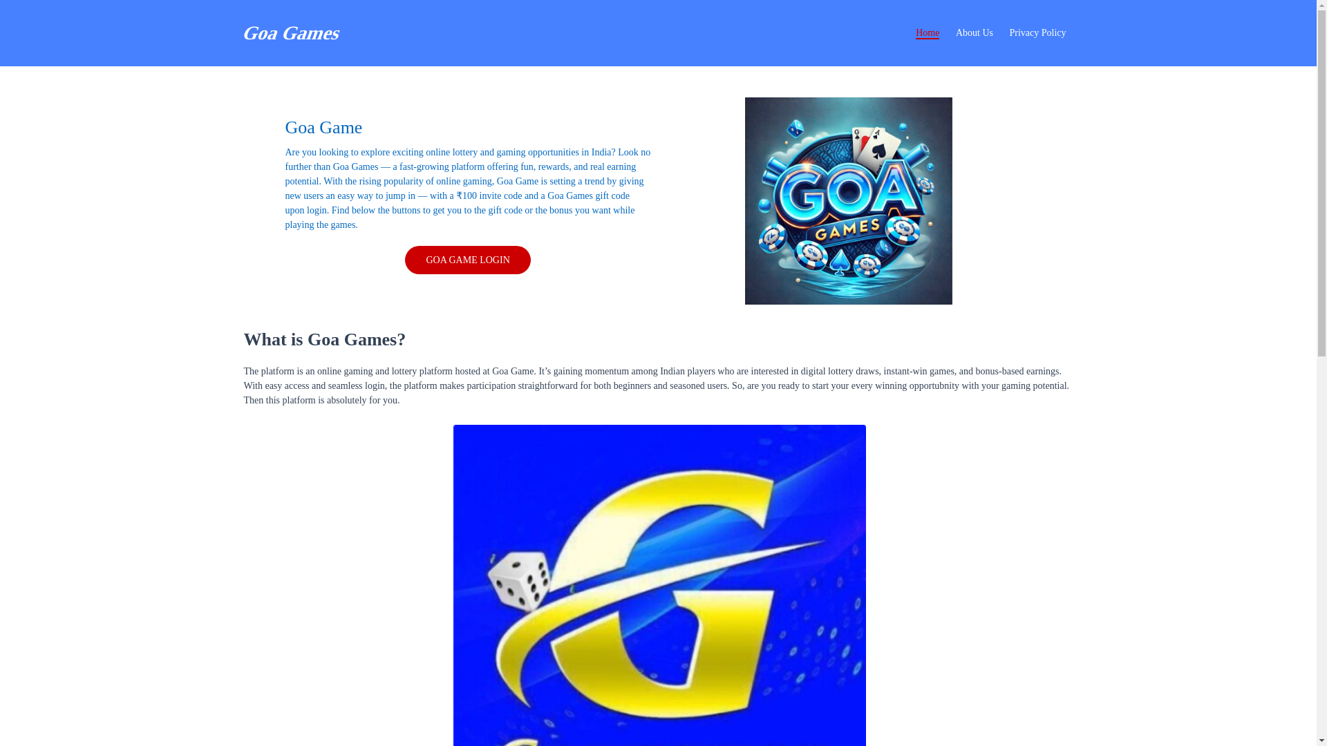 website screenshot of https://goagamesplay.in/