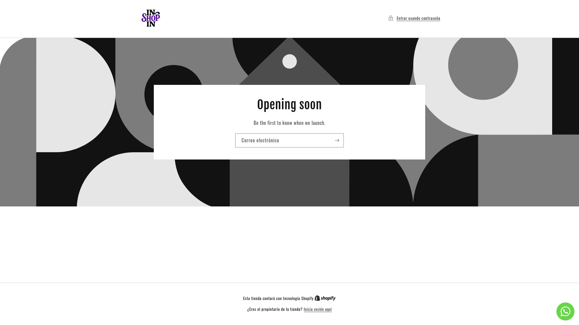 website screenshot of https://inshopin.com.mx/
