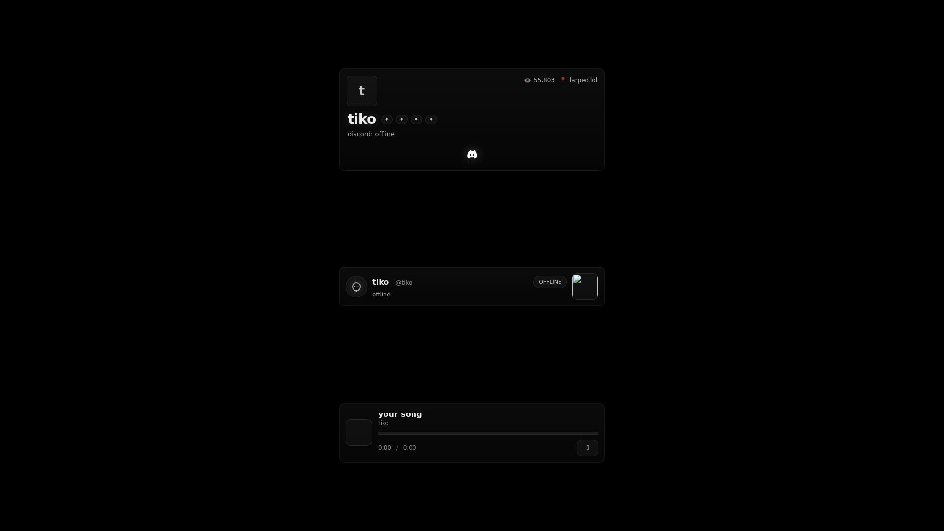website screenshot of https://larped-site.pages.dev/