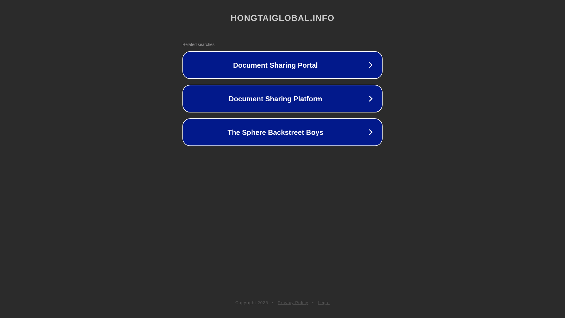 website screenshot of https://hongtaiglobal.info/