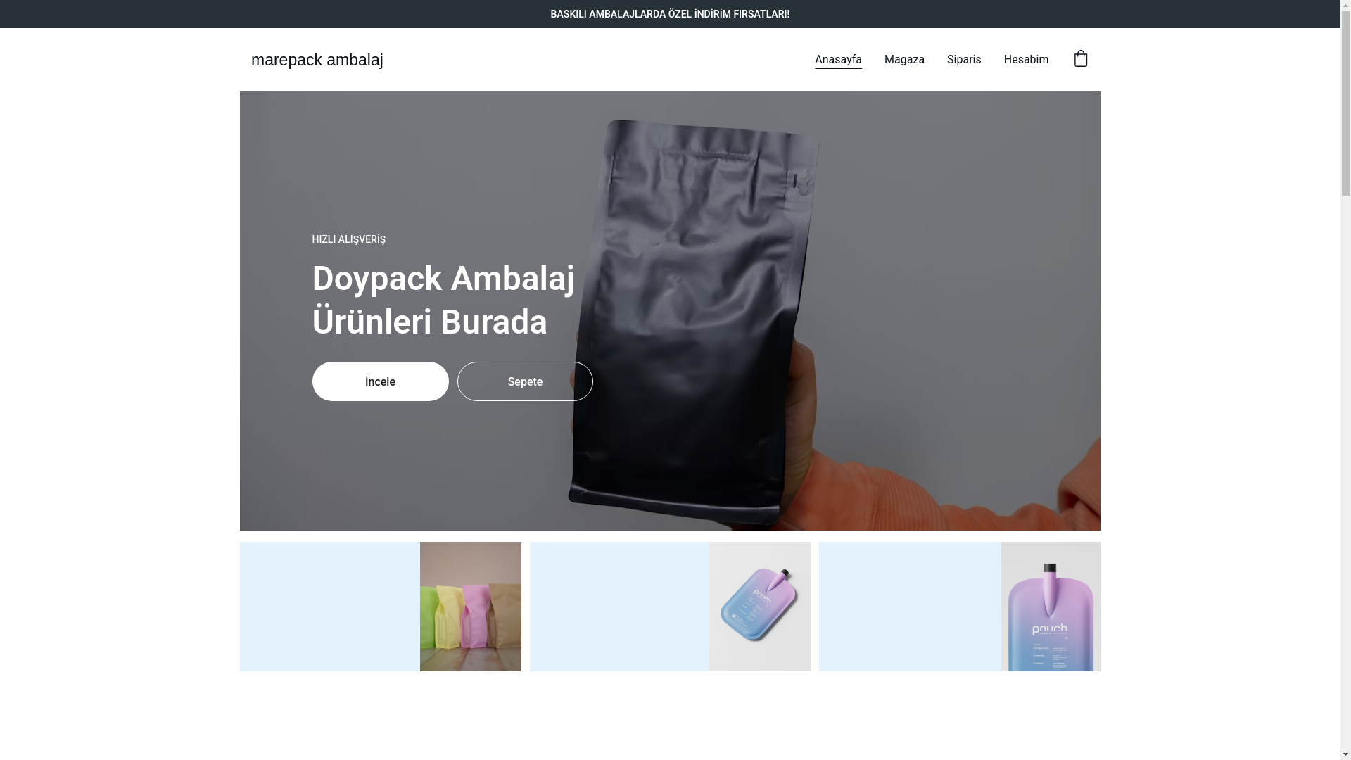 website screenshot of https://doypack.net.tr/