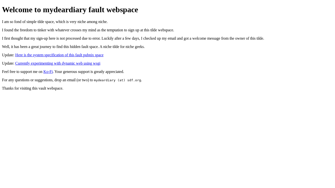 website screenshot of https://mydeardiary.p.projectsegfau.lt/