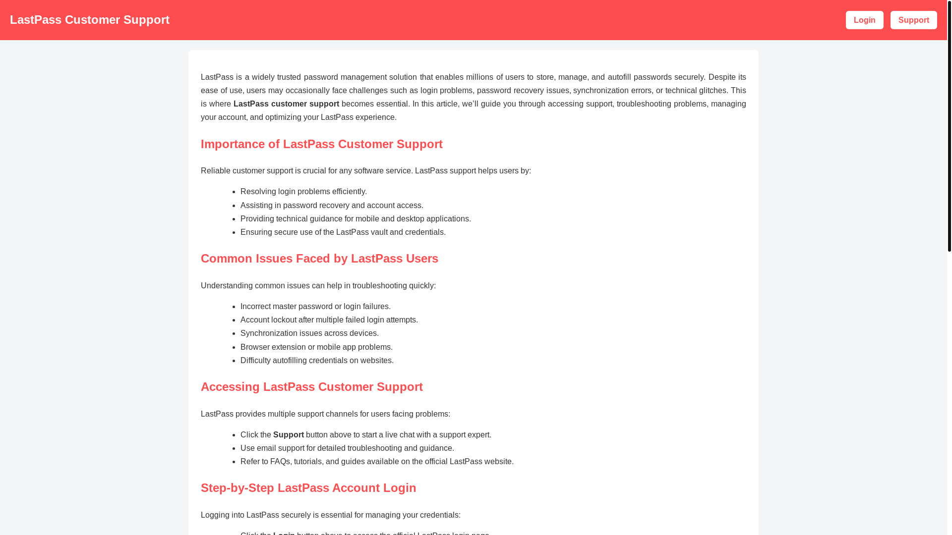 website screenshot of https://lastpass-customer-support-56m.pages.dev/