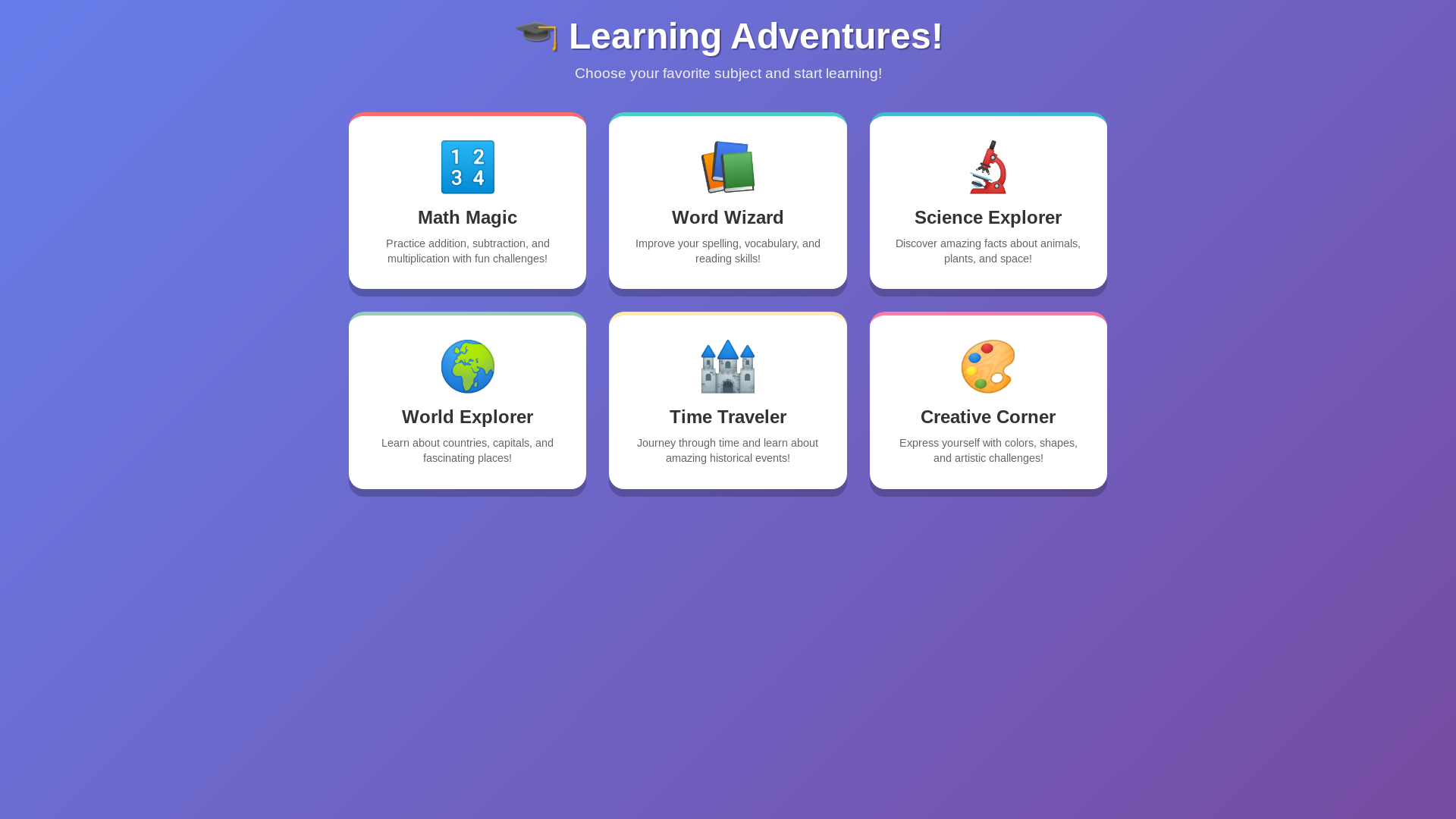 website screenshot of https://simplefunlearning.pages.dev/