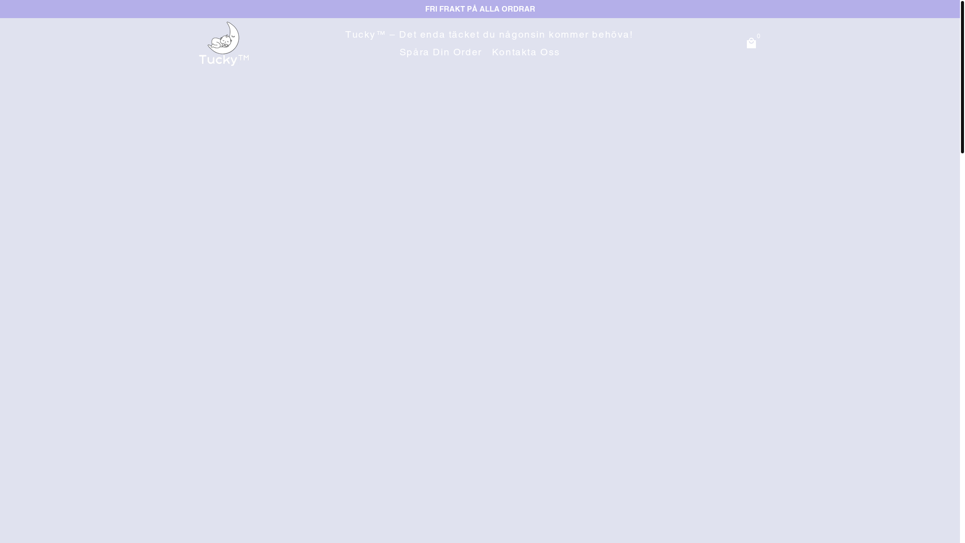 website screenshot of https://tuckyshop.se/