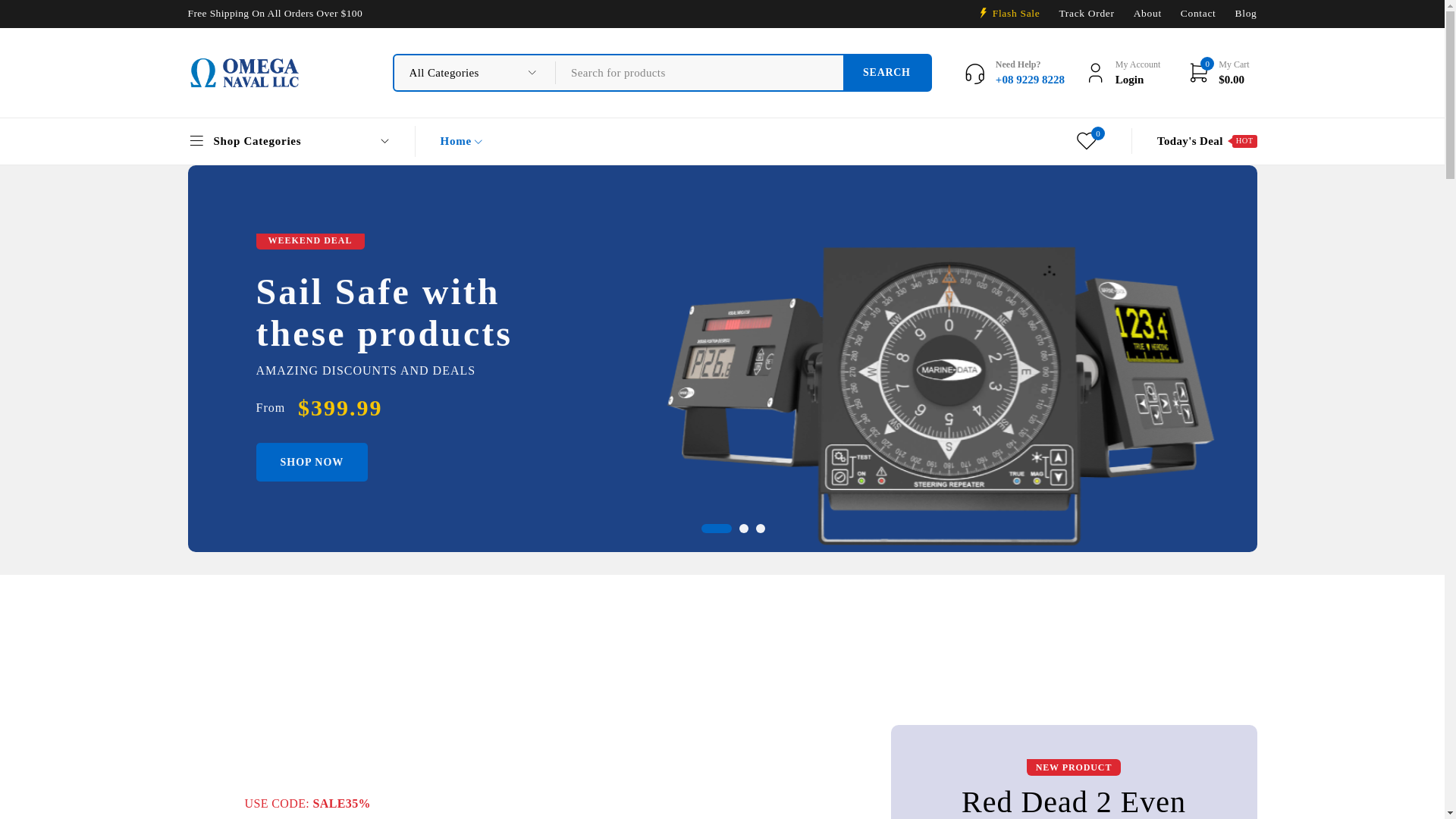 website screenshot of http://shop.omega-naval.com/