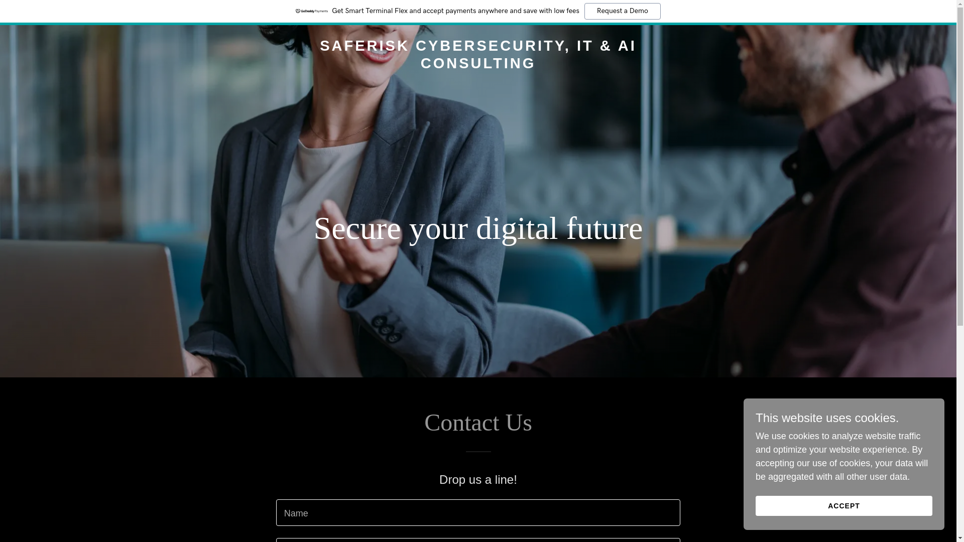 website screenshot of https://saferiskadvisory.com/