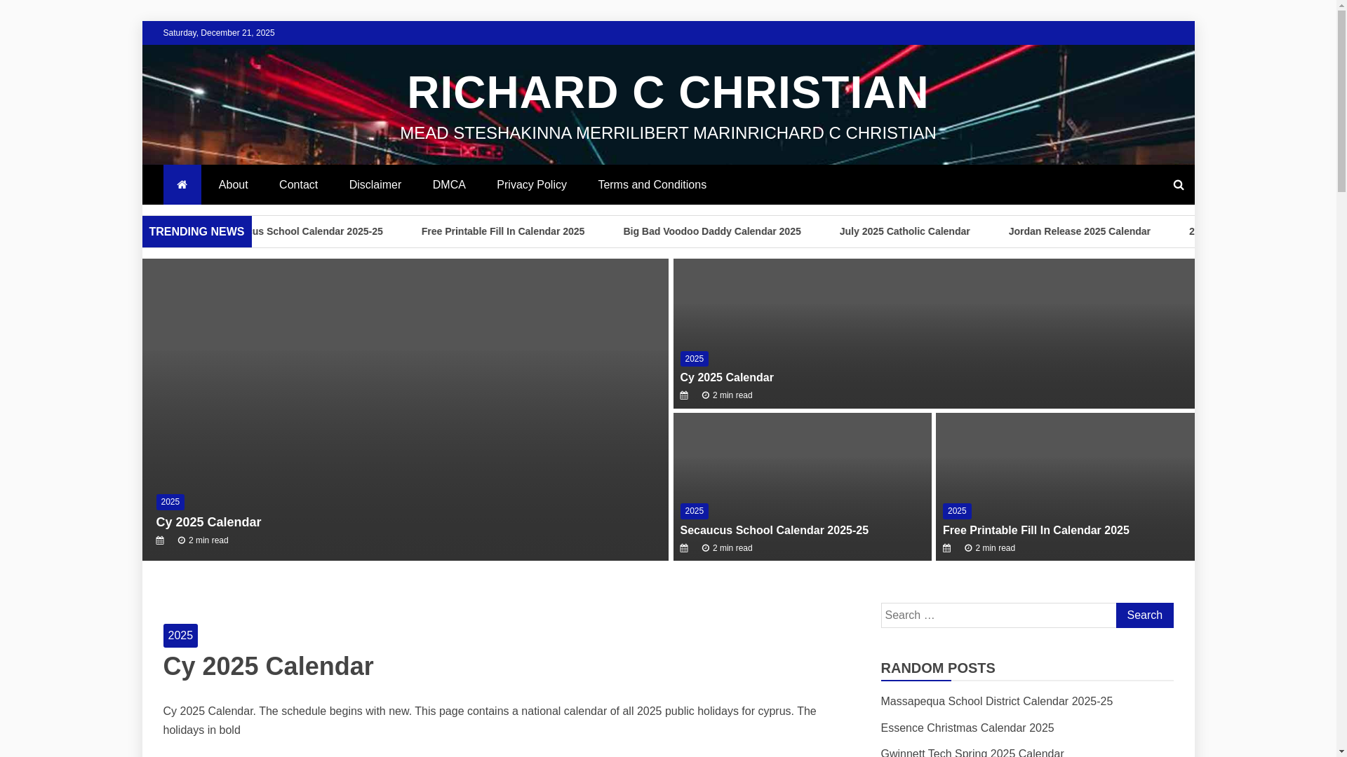 website screenshot of https://richardcchristiand.pages.dev/