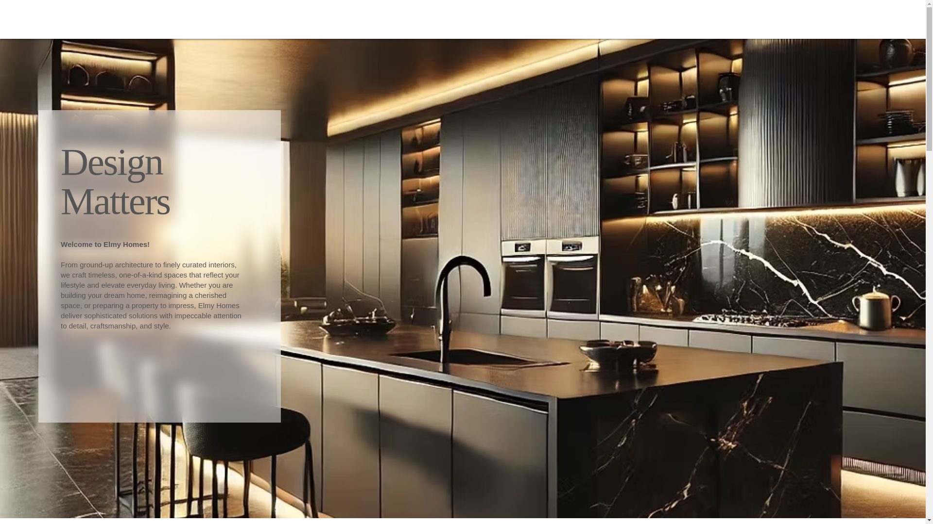 website screenshot of https://elmyhomes.com/