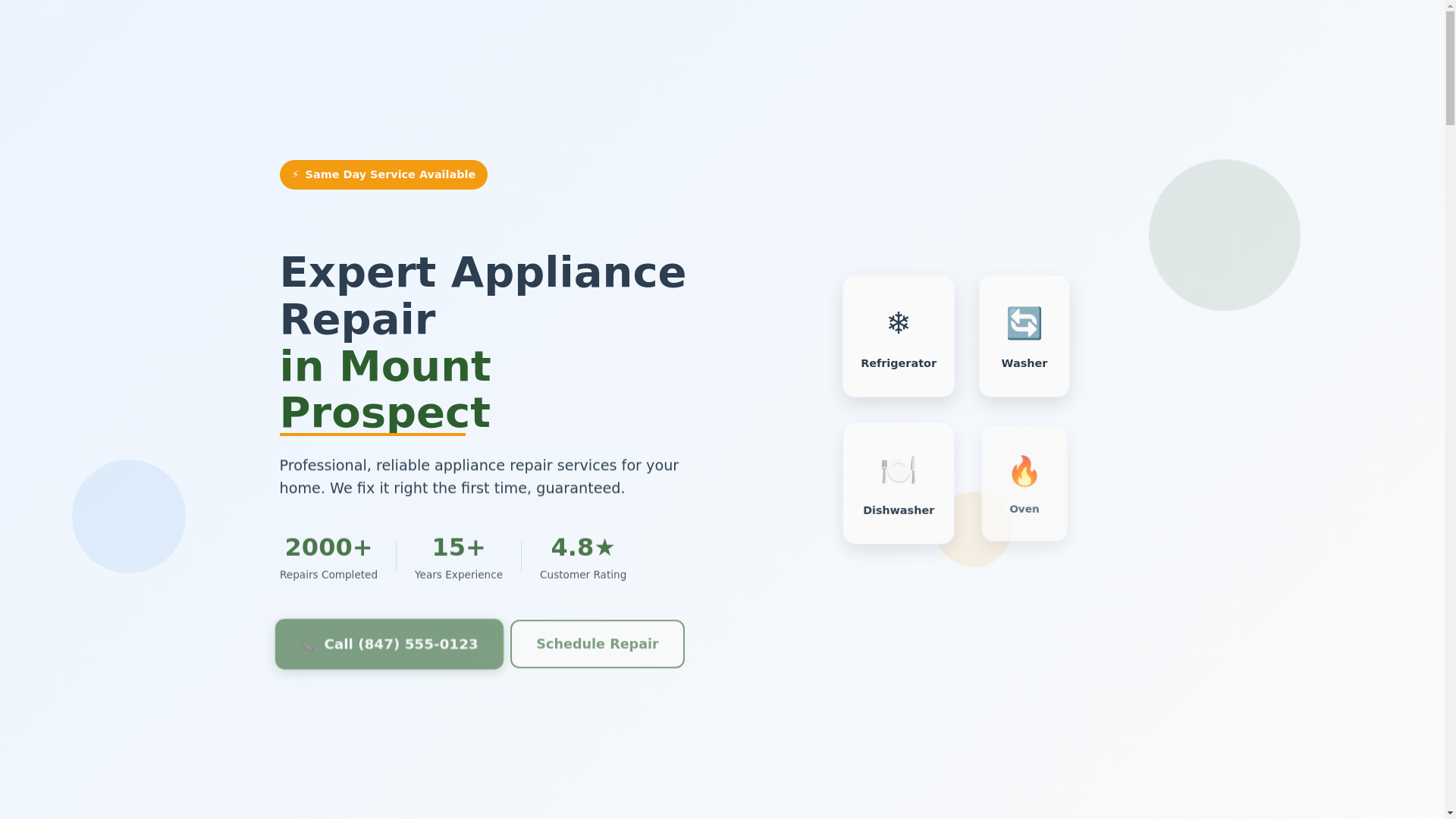 website screenshot of https://appliancemtp.pages.dev/