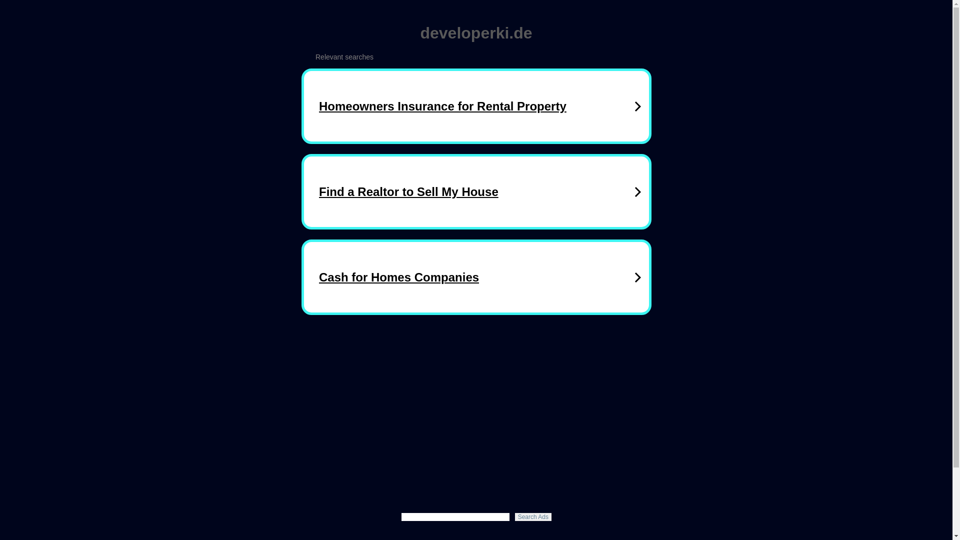 website screenshot of https://developerki.de/