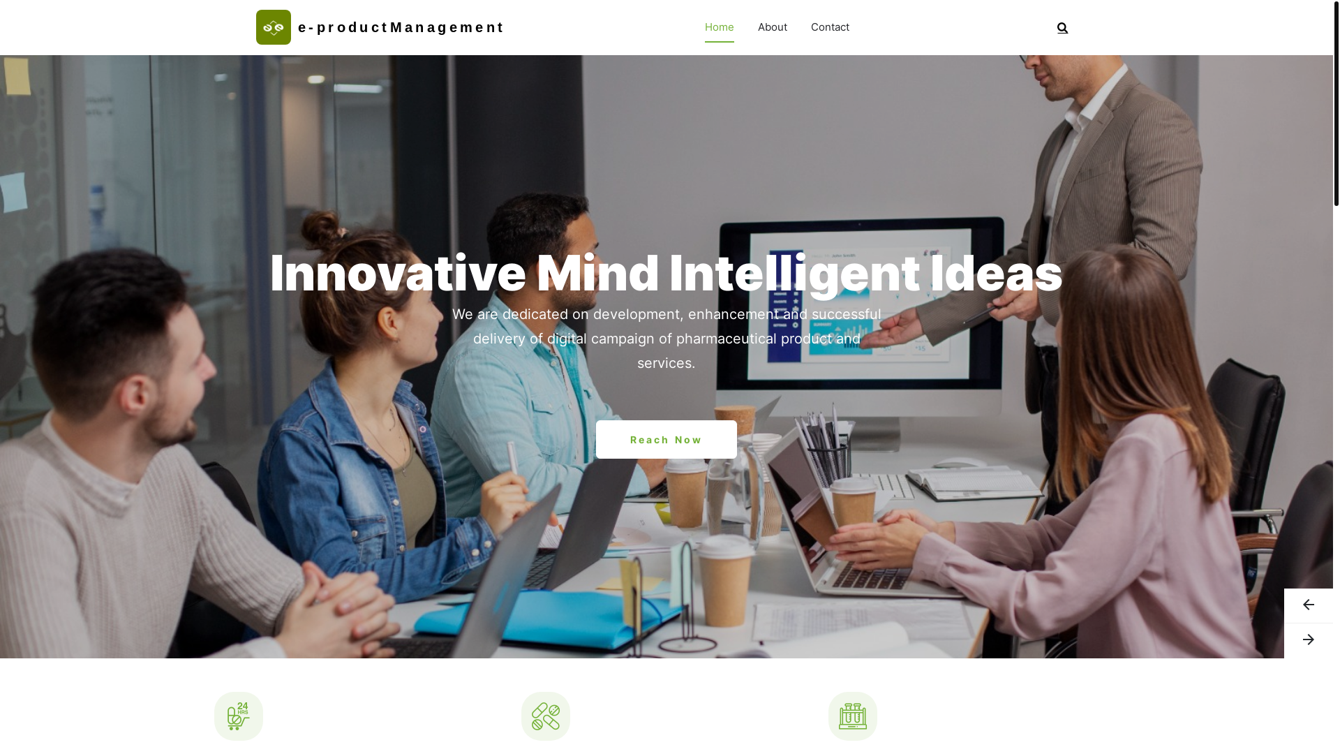 website screenshot of https://eproductmanagement.in/
