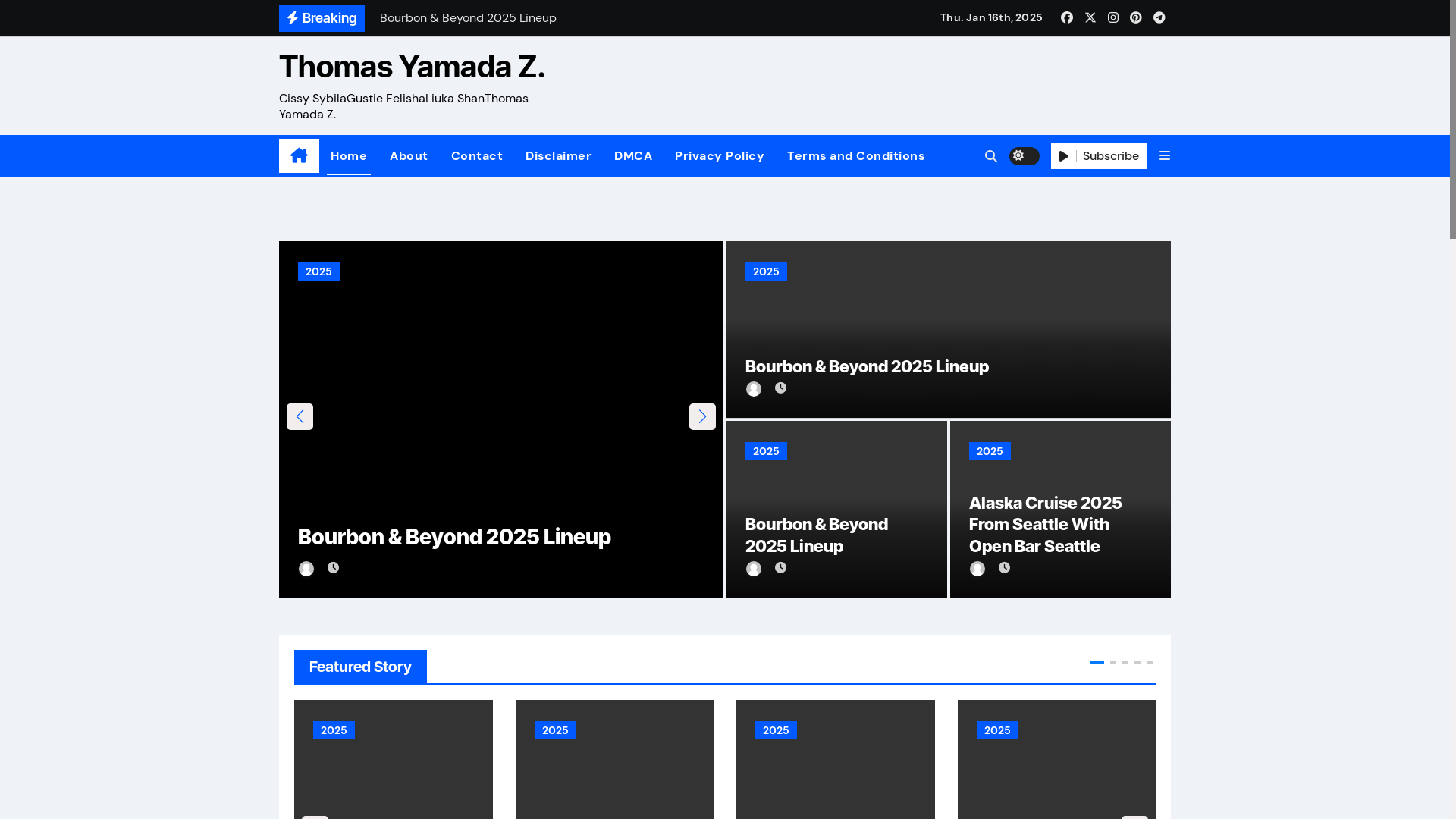 website screenshot of https://thomasyamadaz.pages.dev/