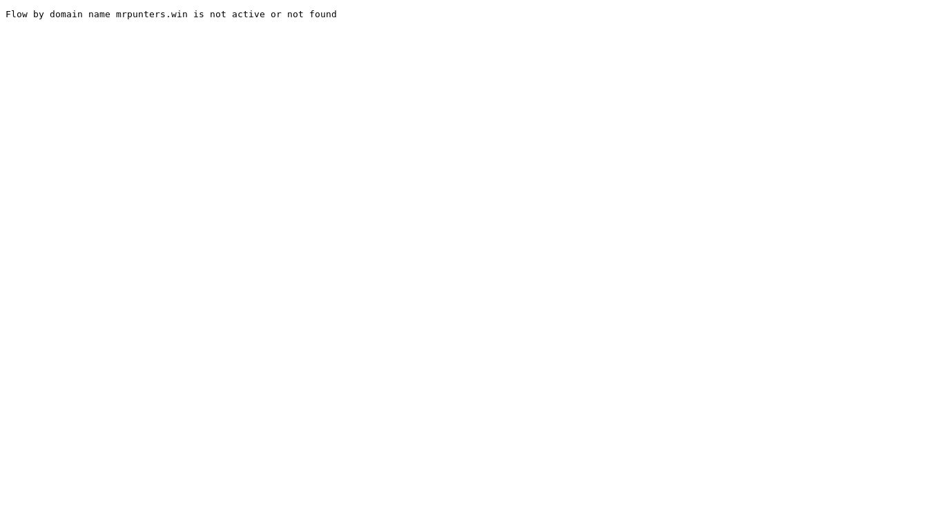 website screenshot of https://mrpunters.win/