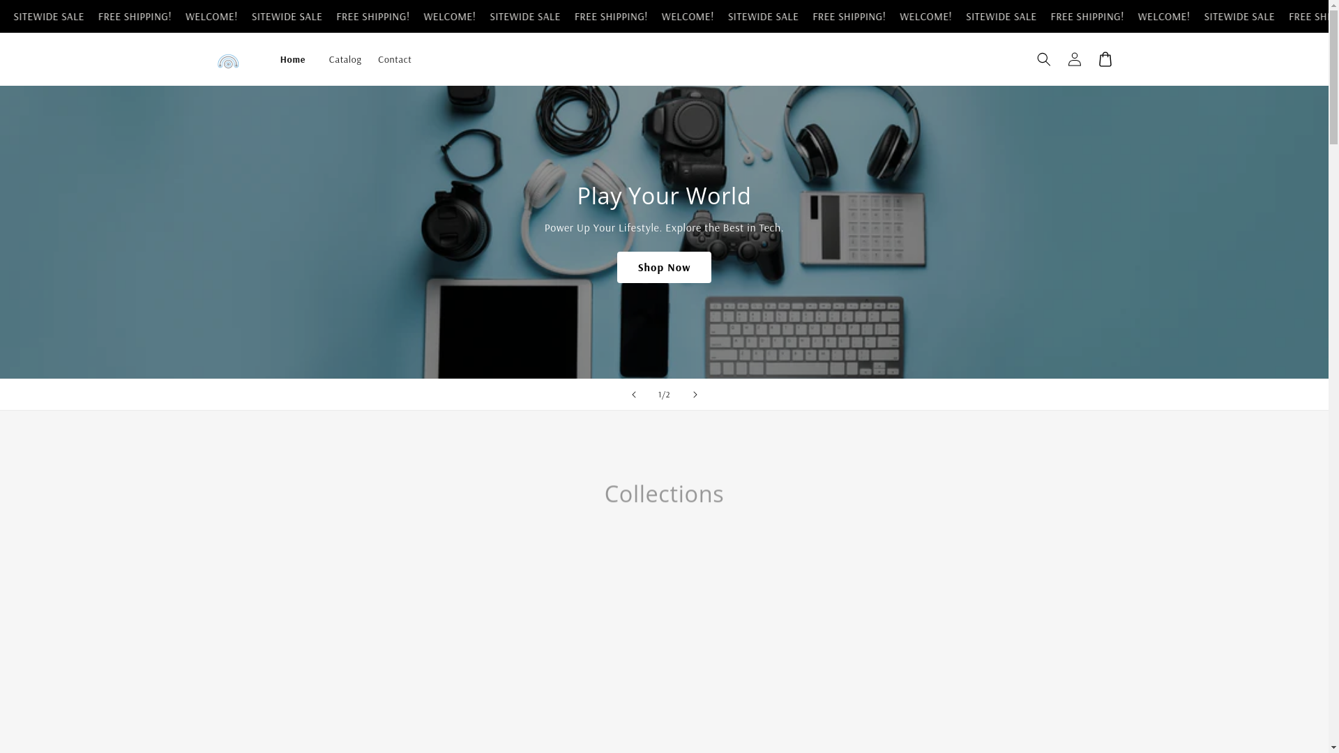 website screenshot of https://ctrldrop.store/