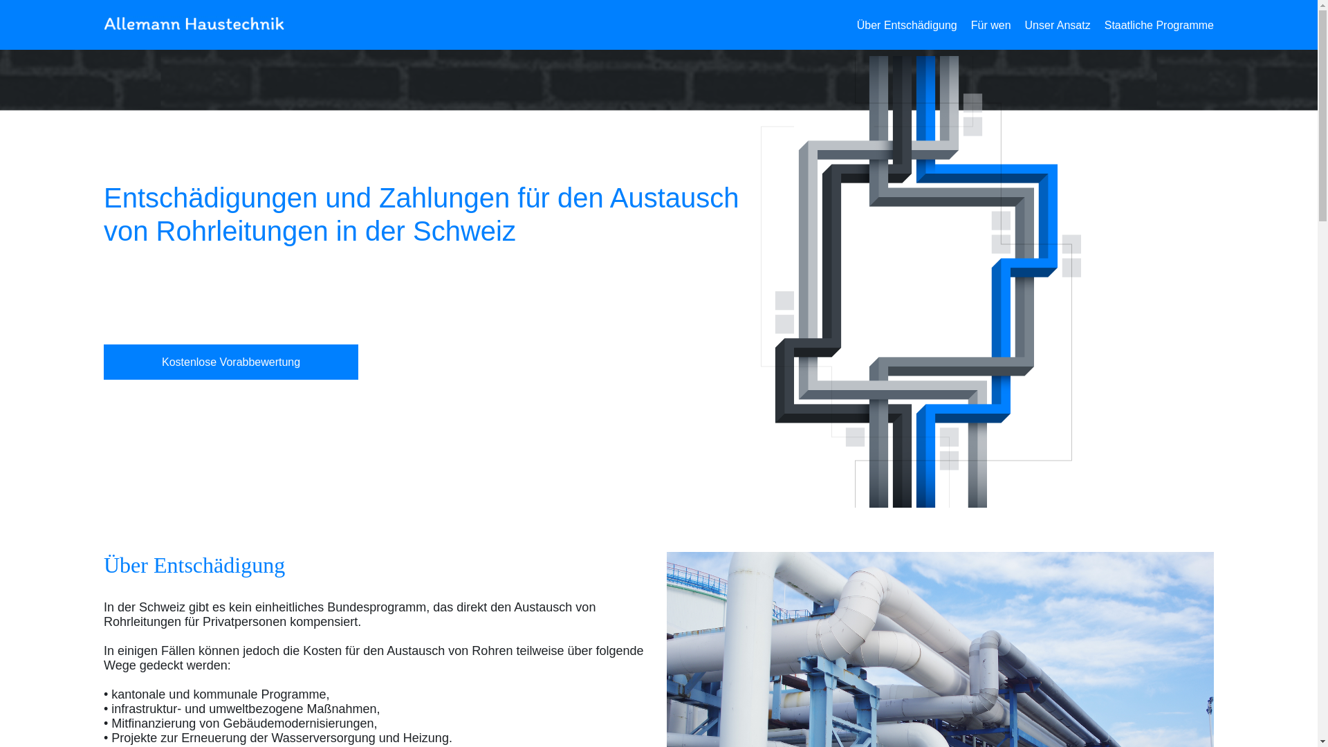 website screenshot of https://allemannhaus.com/