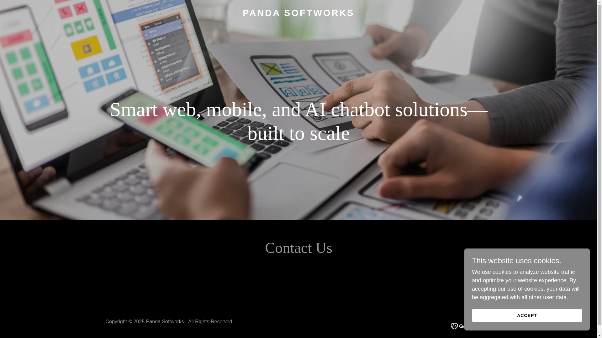 website screenshot of https://pandasoftworks.com/