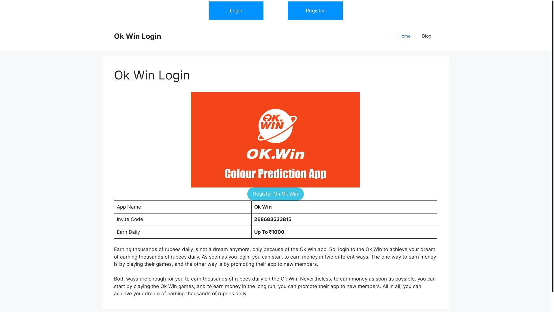website screenshot of https://okk.in/