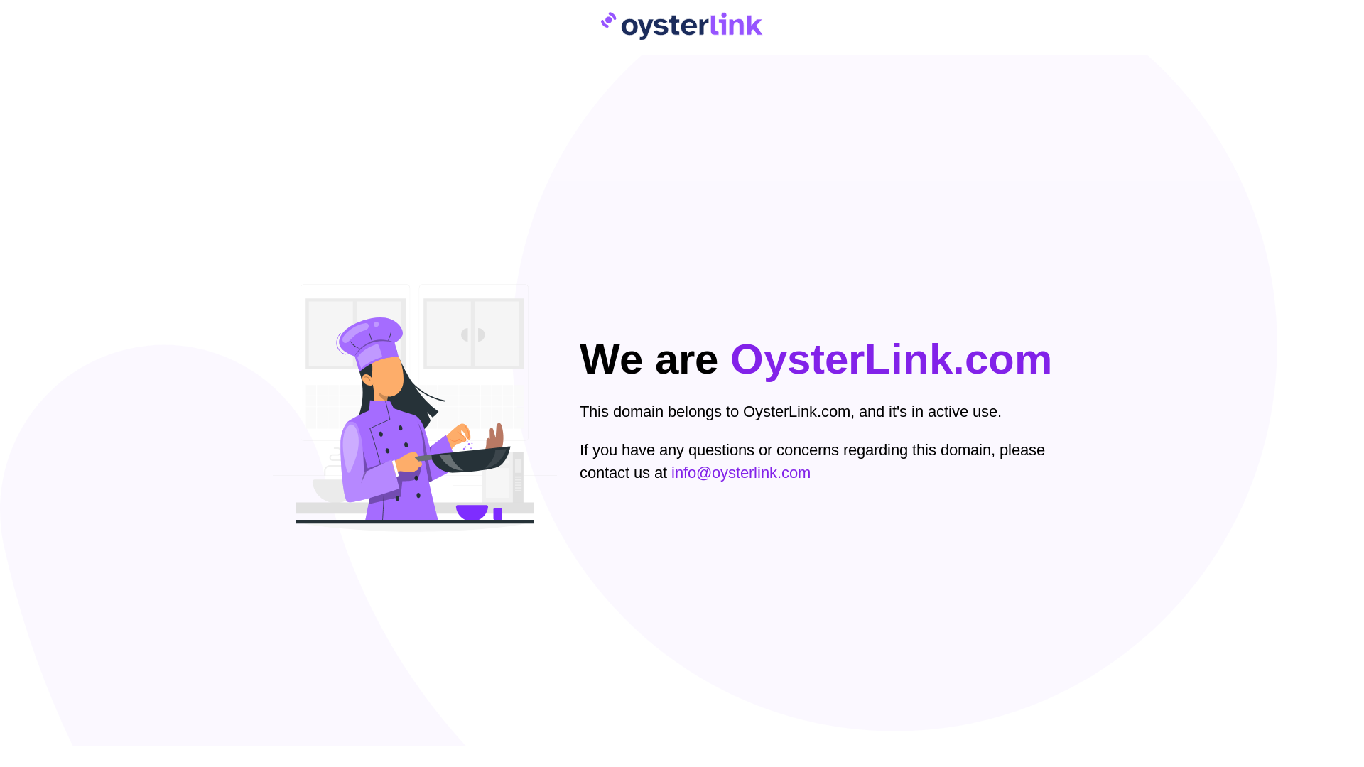 website screenshot of https://oysterlinkco.com/