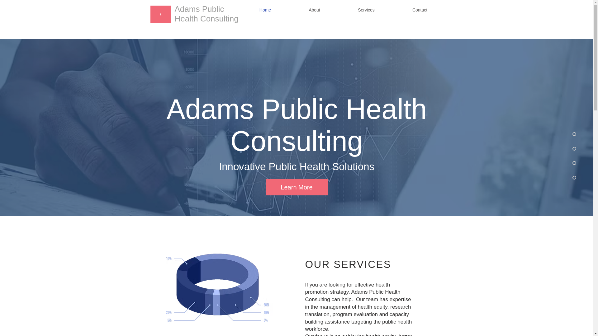 website screenshot of https://adamsphconsulting.net/