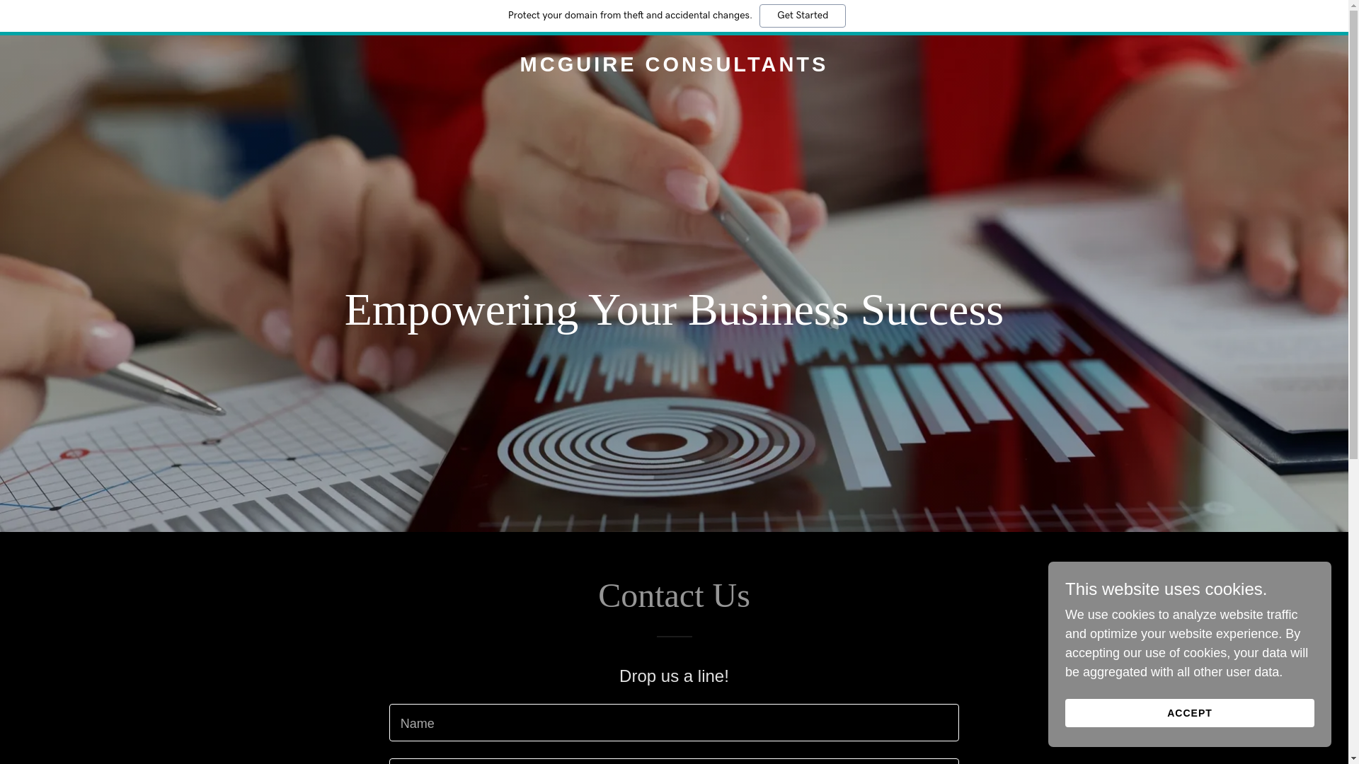 website screenshot of https://mcguireconsultants.com/