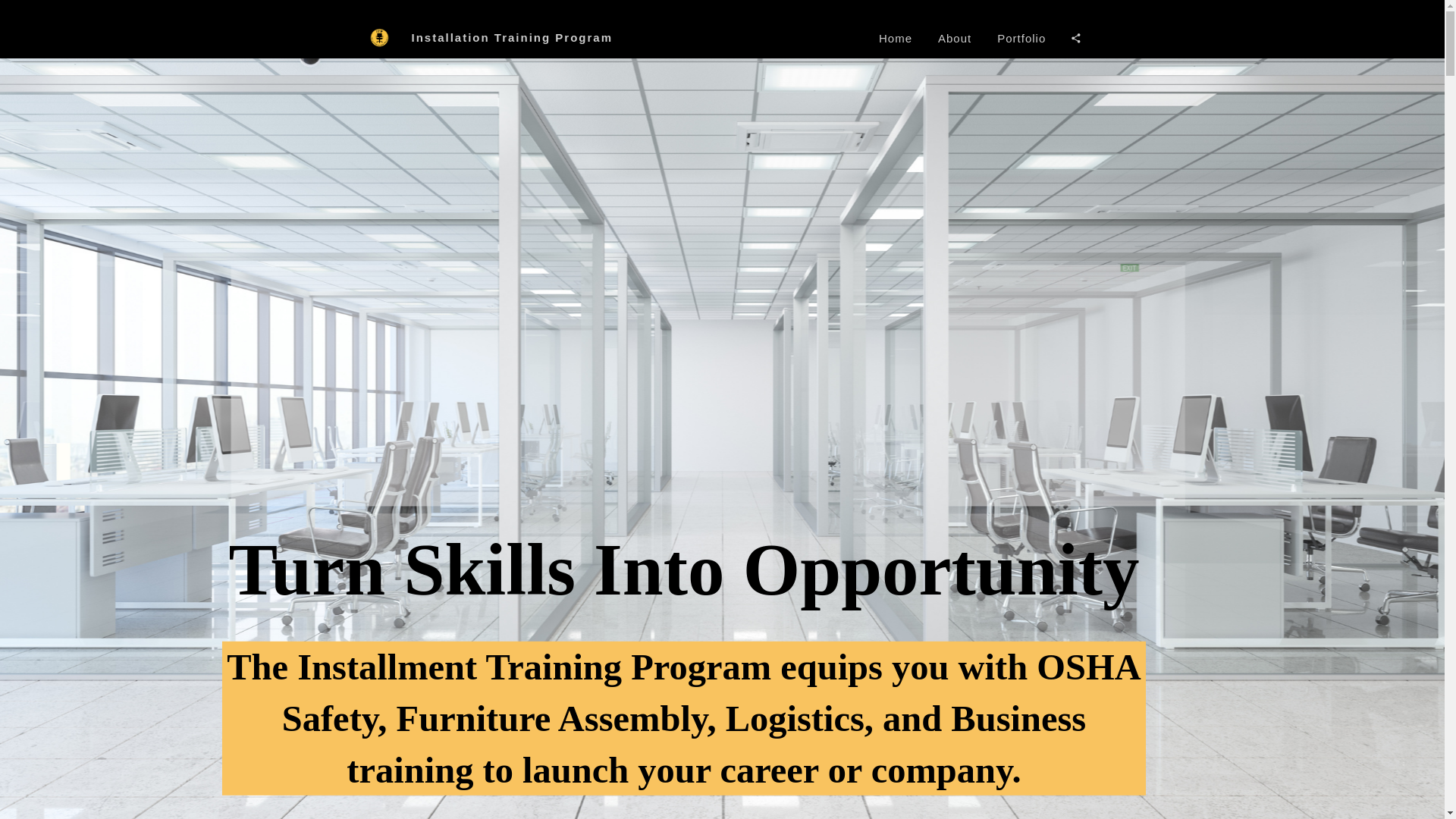 website screenshot of https://itptraining.org/