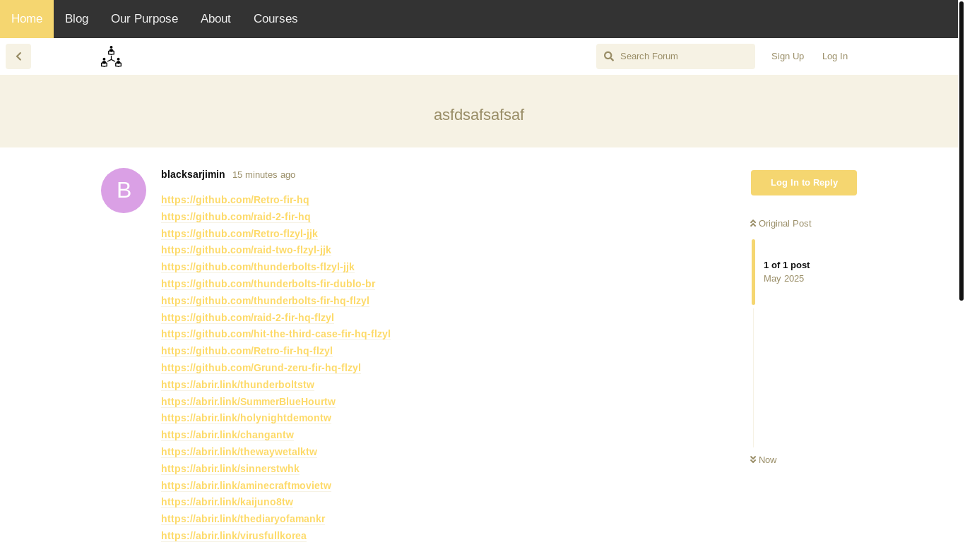 website screenshot of https://cloudhound.flarum.cloud/d/24100-asfdsafsafsaf