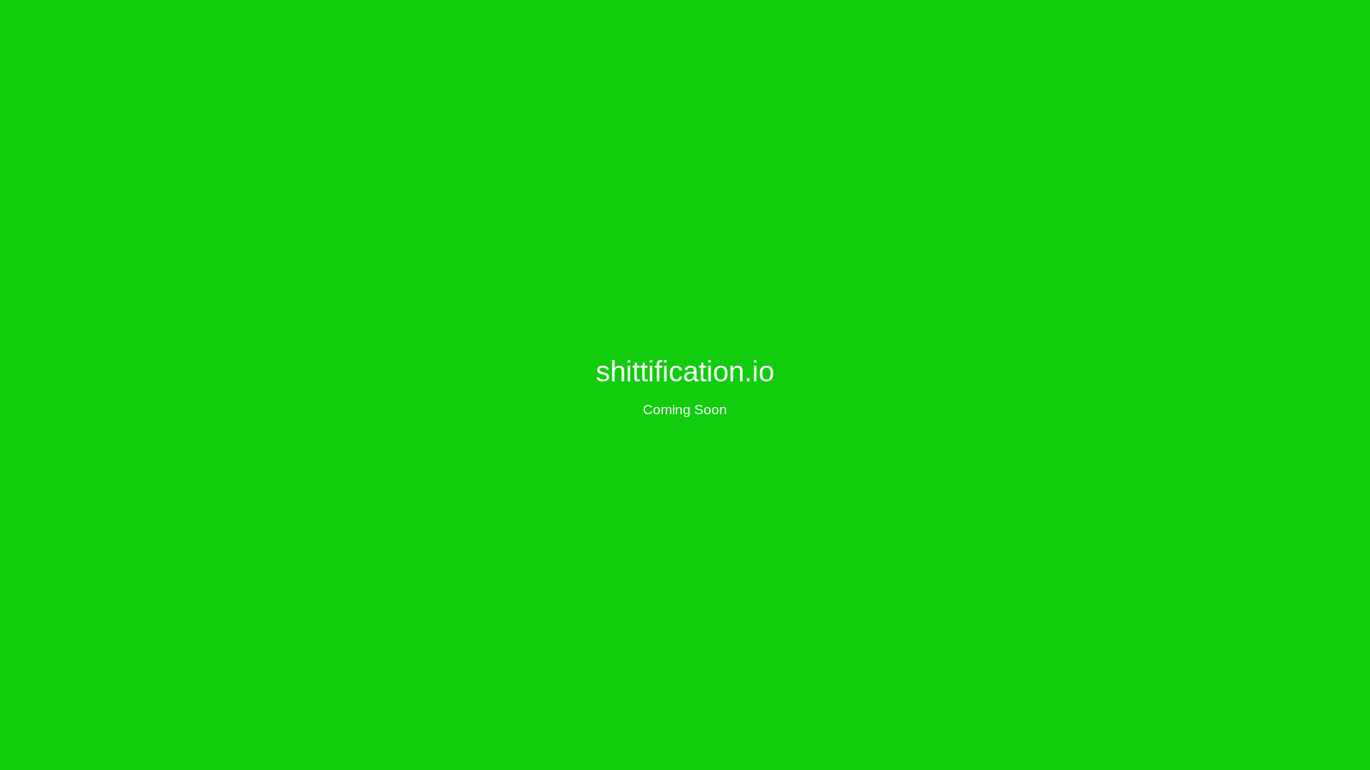website screenshot of https://shittification.pages.dev/
