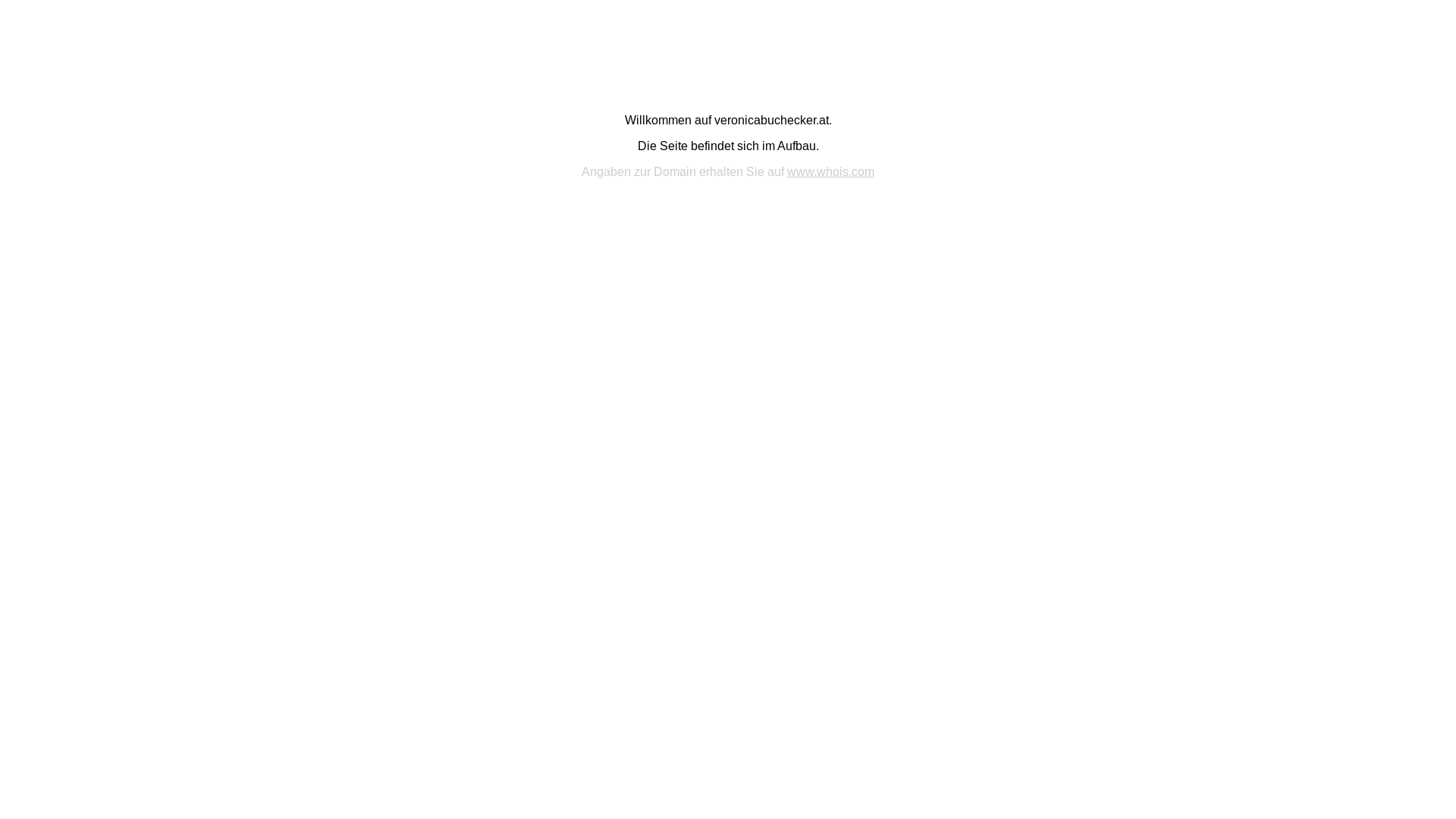website screenshot of https://veronicabuchecker.at/