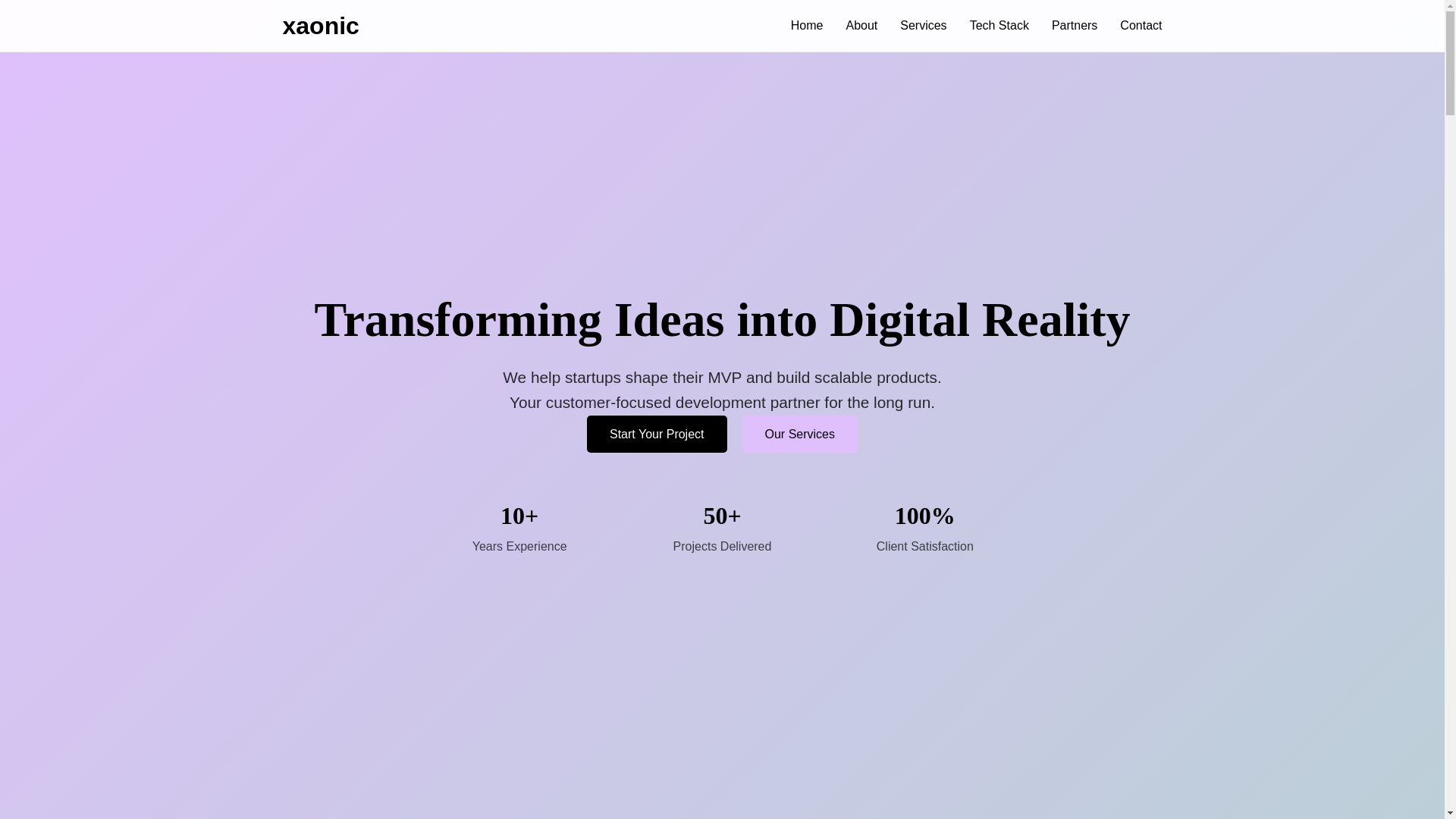 website screenshot of https://xaonic-com.pages.dev/