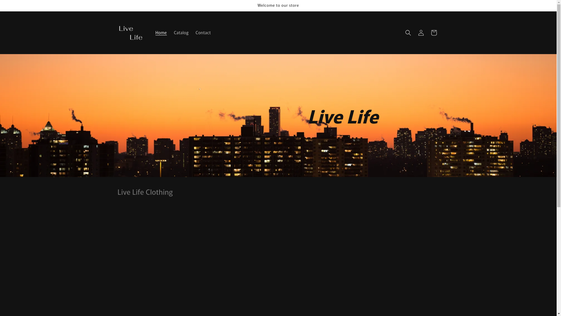website screenshot of https://liveivlife.store/