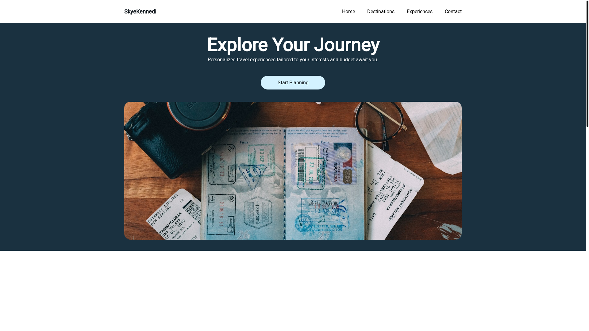 website screenshot of https://skyekennedi.org/