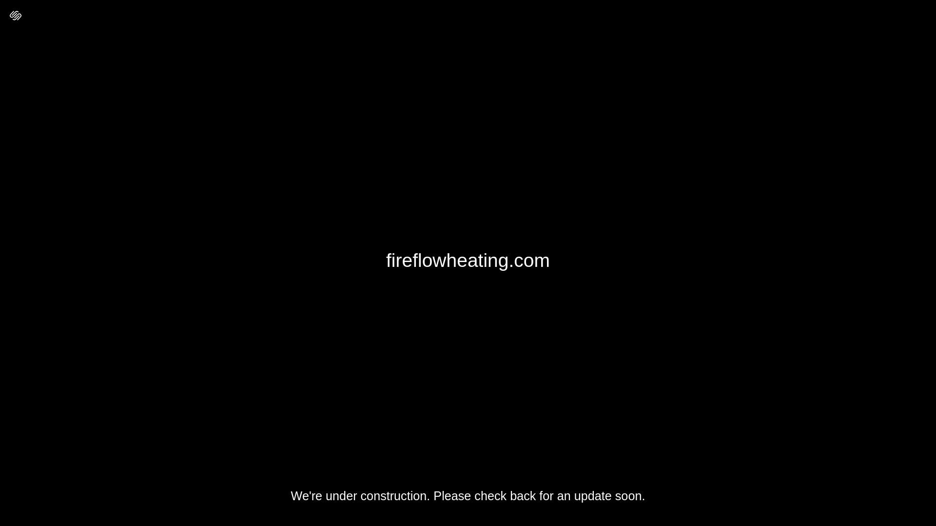 website screenshot of https://fireflowheating.com/