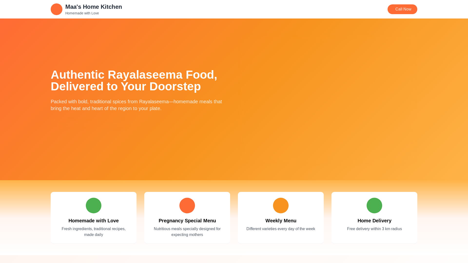 website screenshot of https://maas-kitchen.pages.dev/