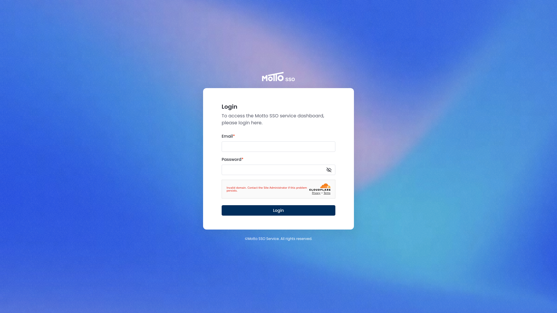 website screenshot of https://motto-sso-dashboard.pages.dev/