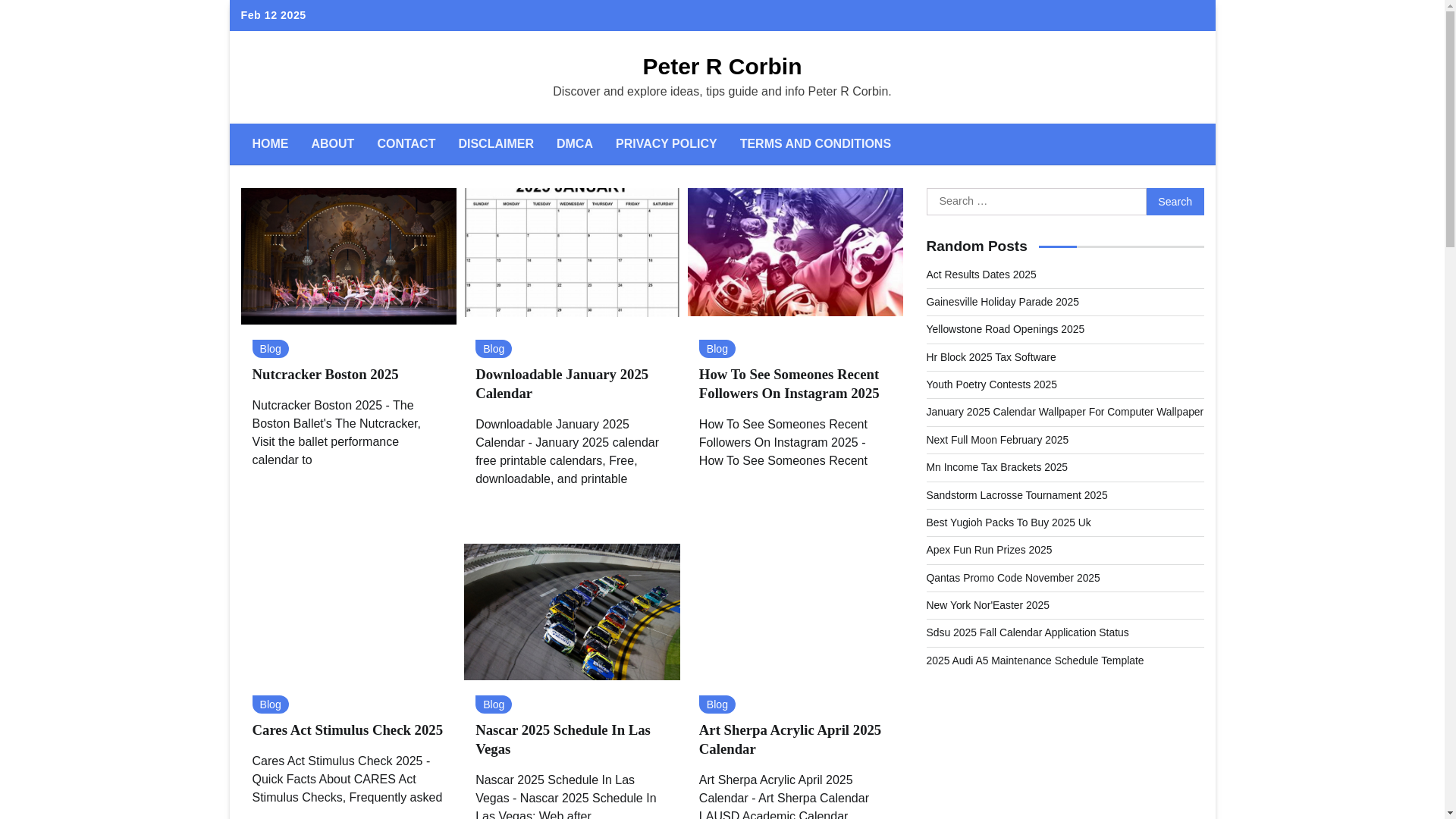 website screenshot of https://peterrcorbind.pages.dev/