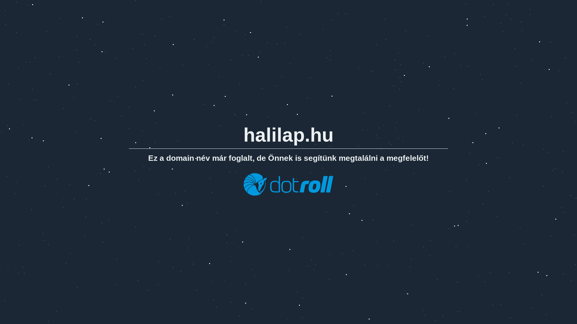 website screenshot of https://halilap.hu/