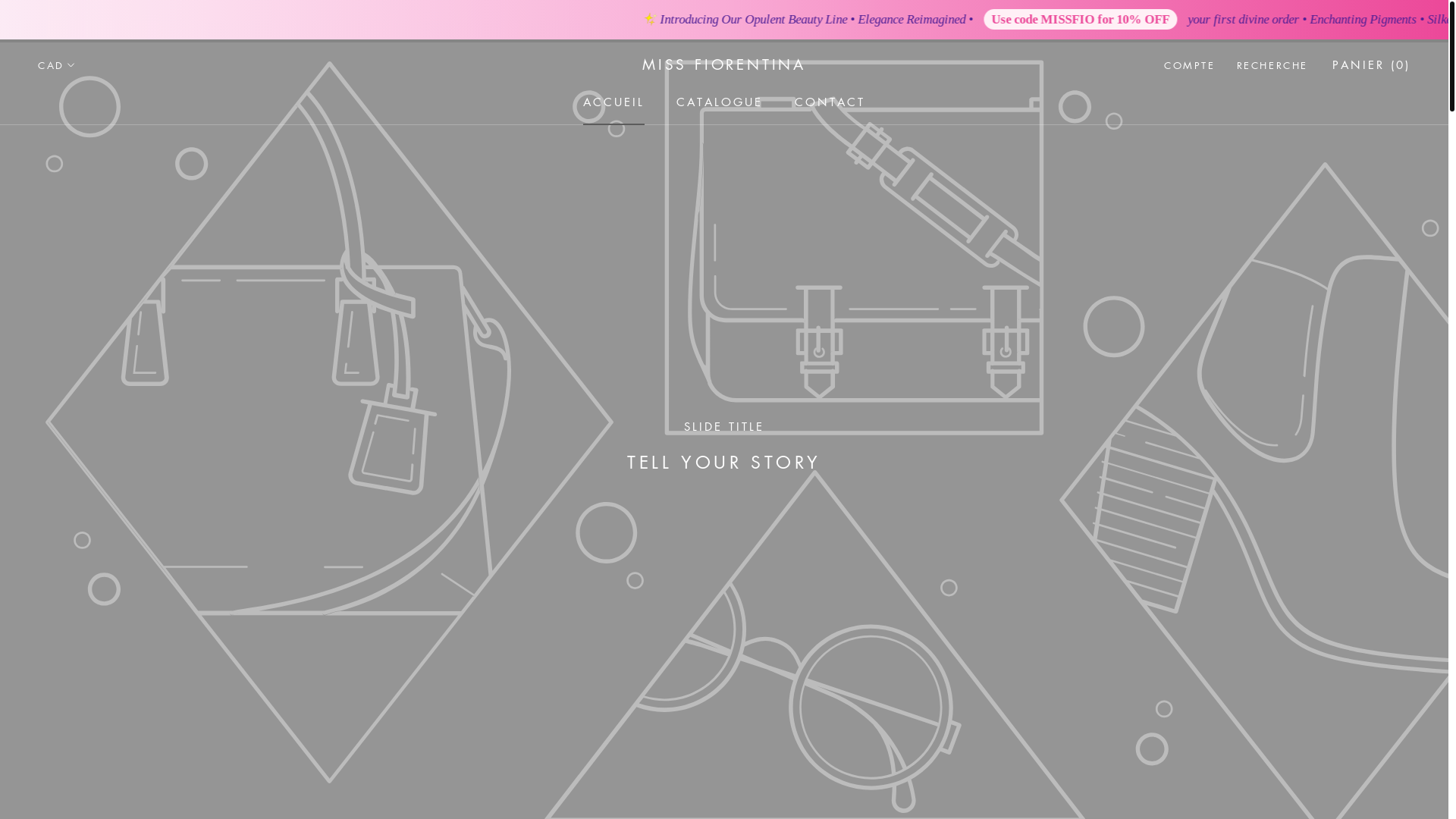 website screenshot of https://missfiorentina.com/