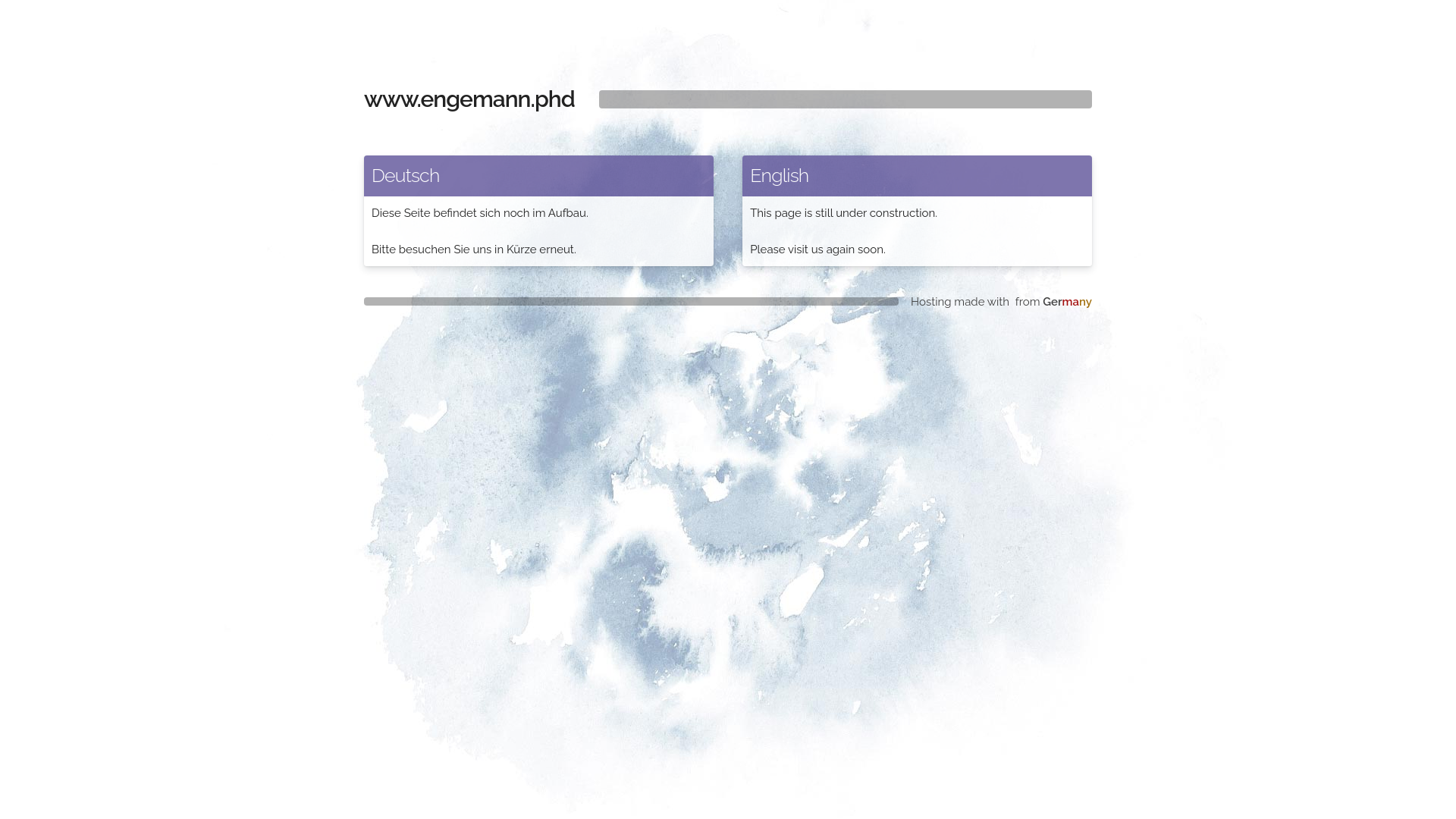 website screenshot of https://engemann.phd/