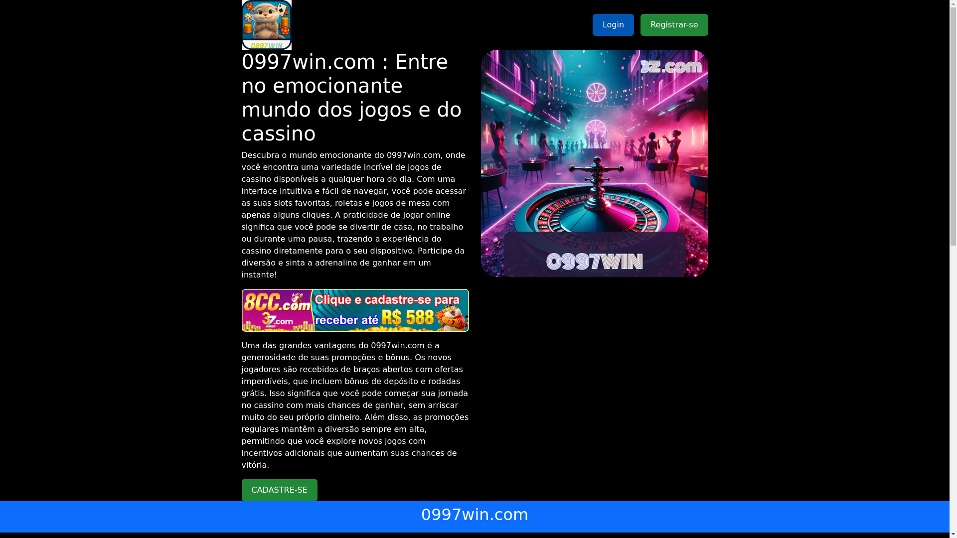 website screenshot of https://0997winbet.com/