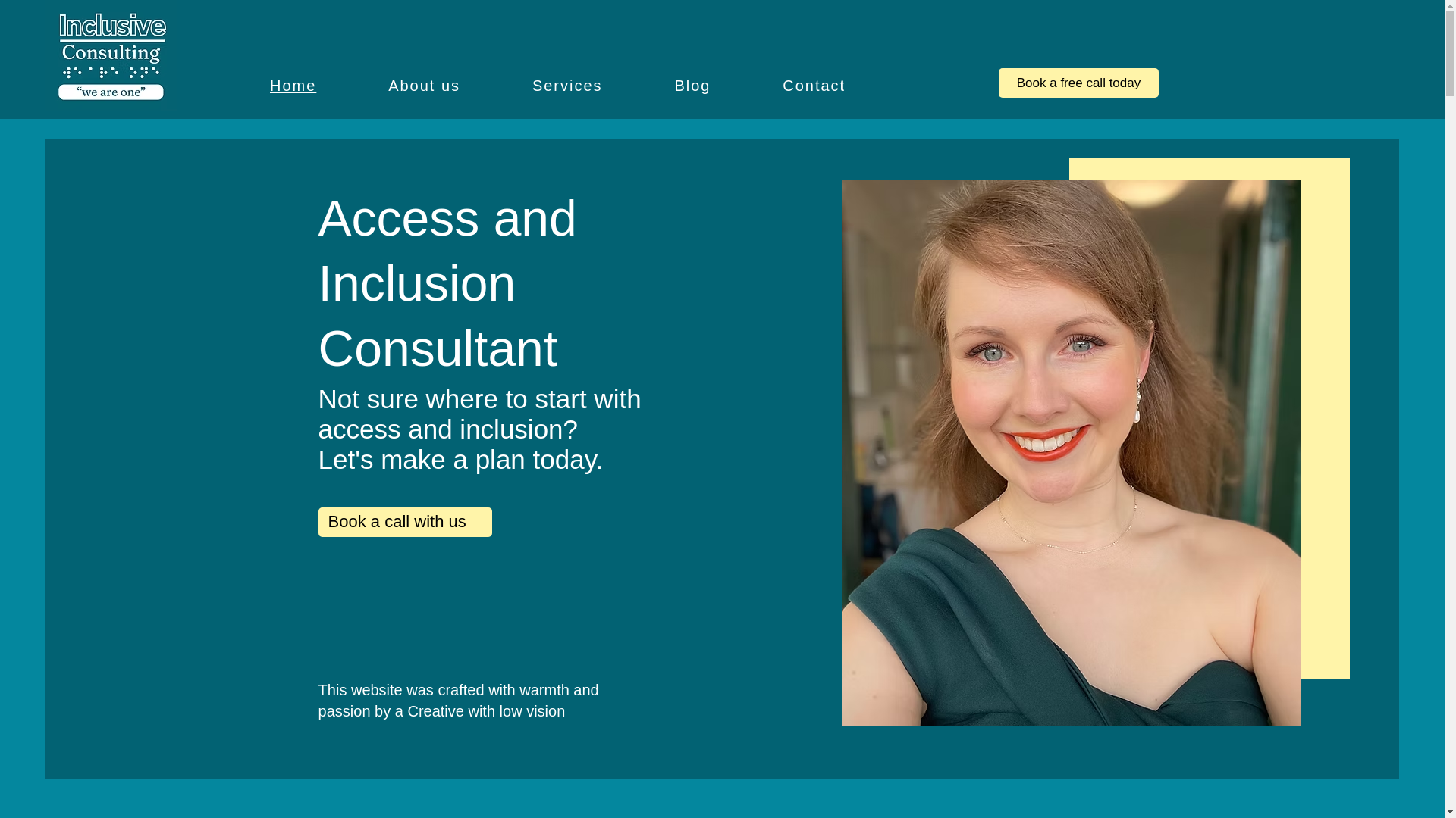 website screenshot of https://inclusiveconsulting.online/
