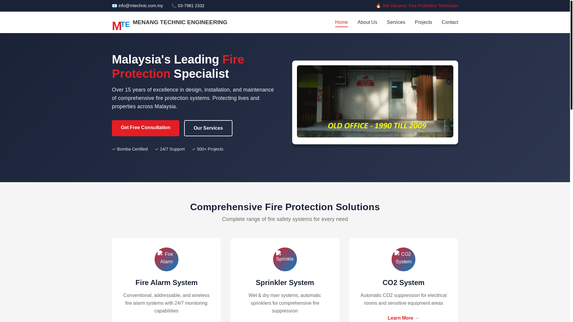 website screenshot of https://mtechnic.pages.dev/