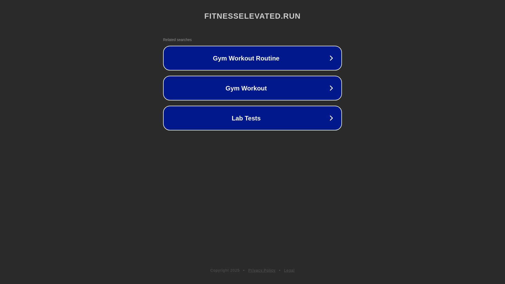 website screenshot of https://fitnesselevated.run/
