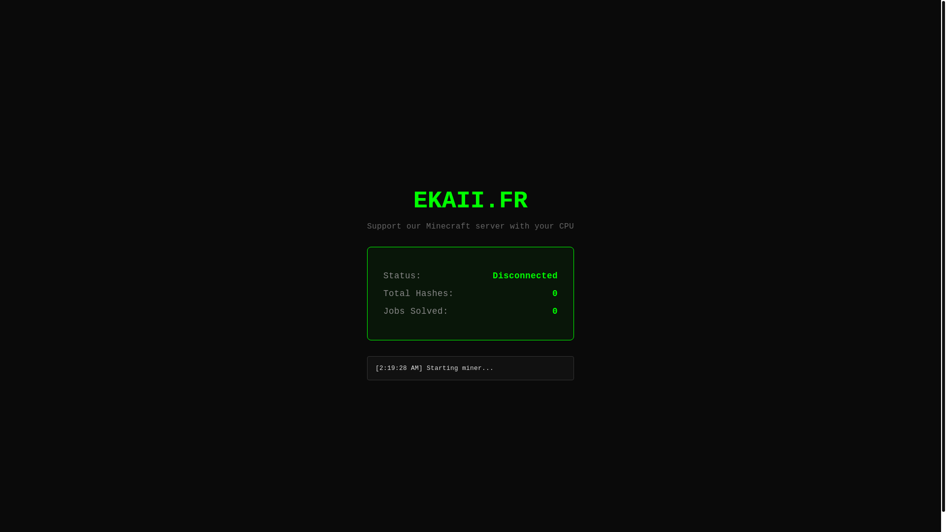 website screenshot of https://ekaiidonate.pages.dev/