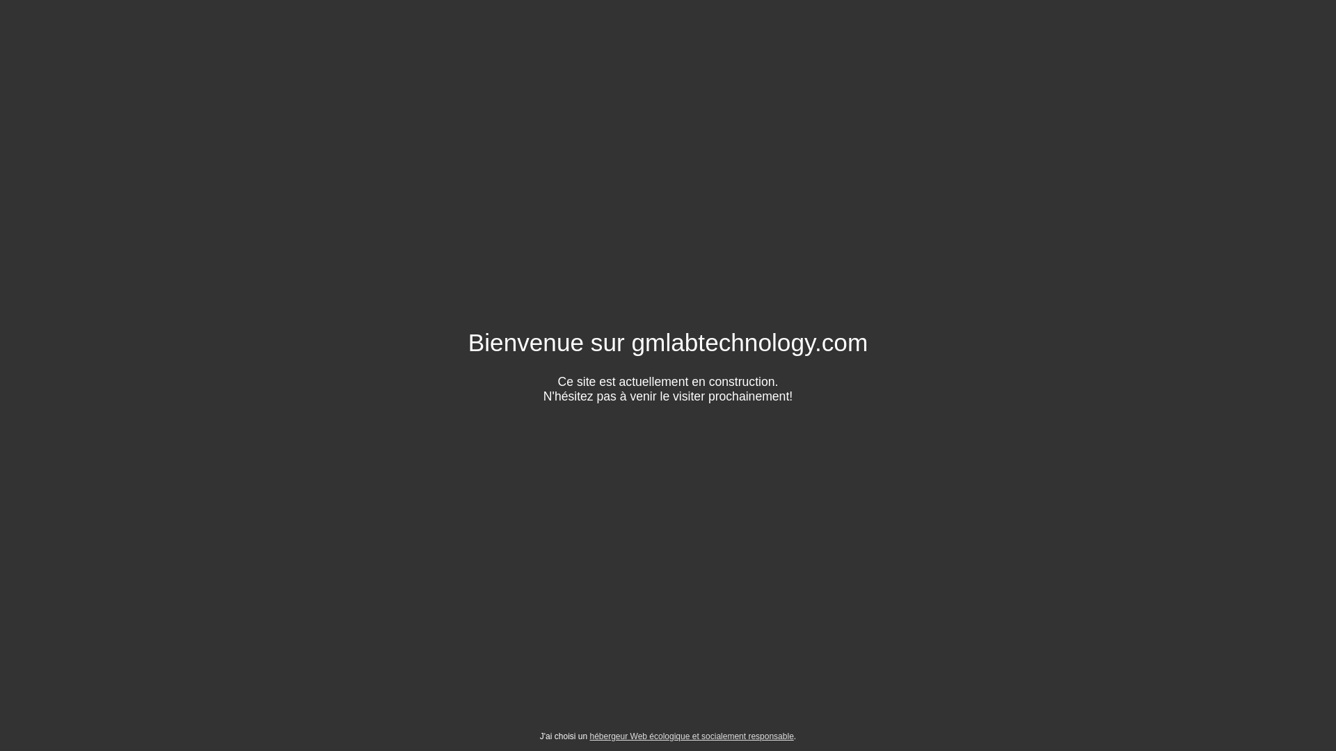 website screenshot of https://gmlabtechnology.com/