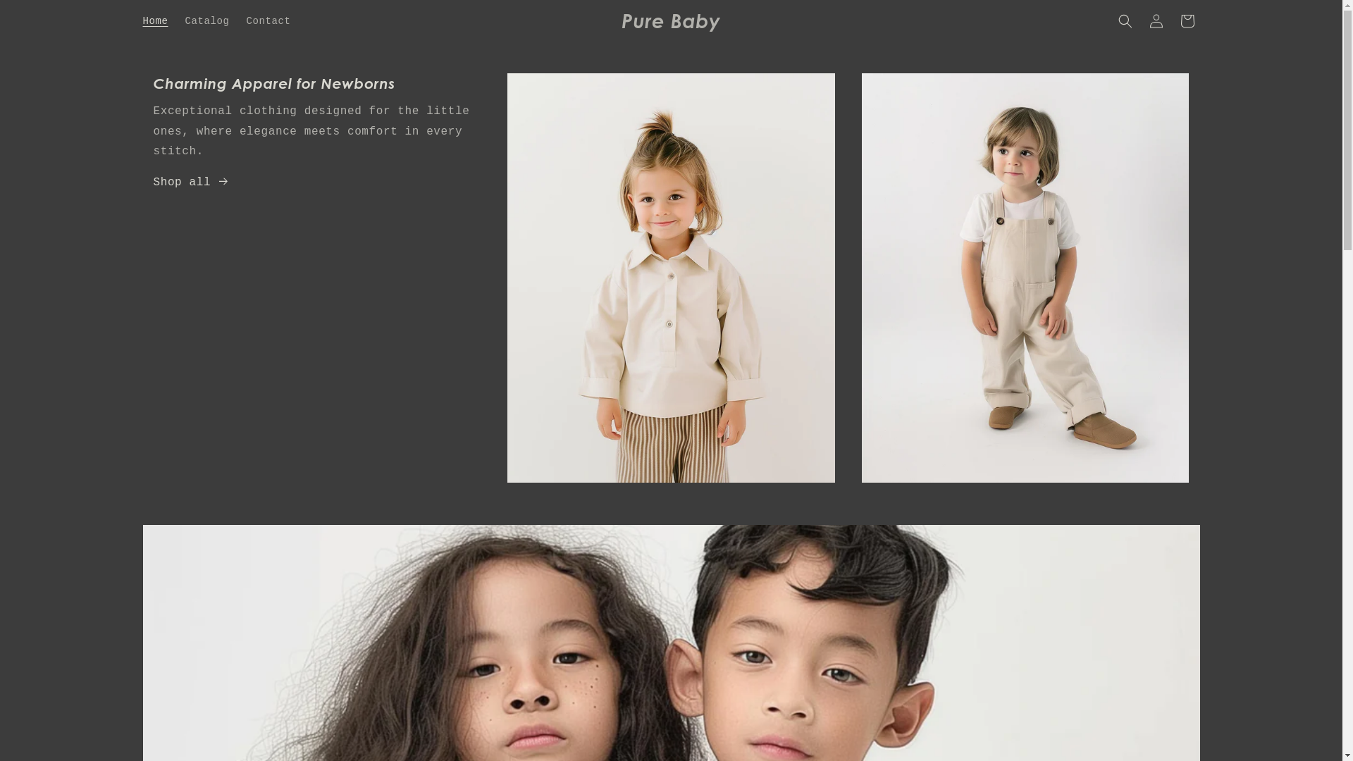 website screenshot of https://purecottonbaby.top/